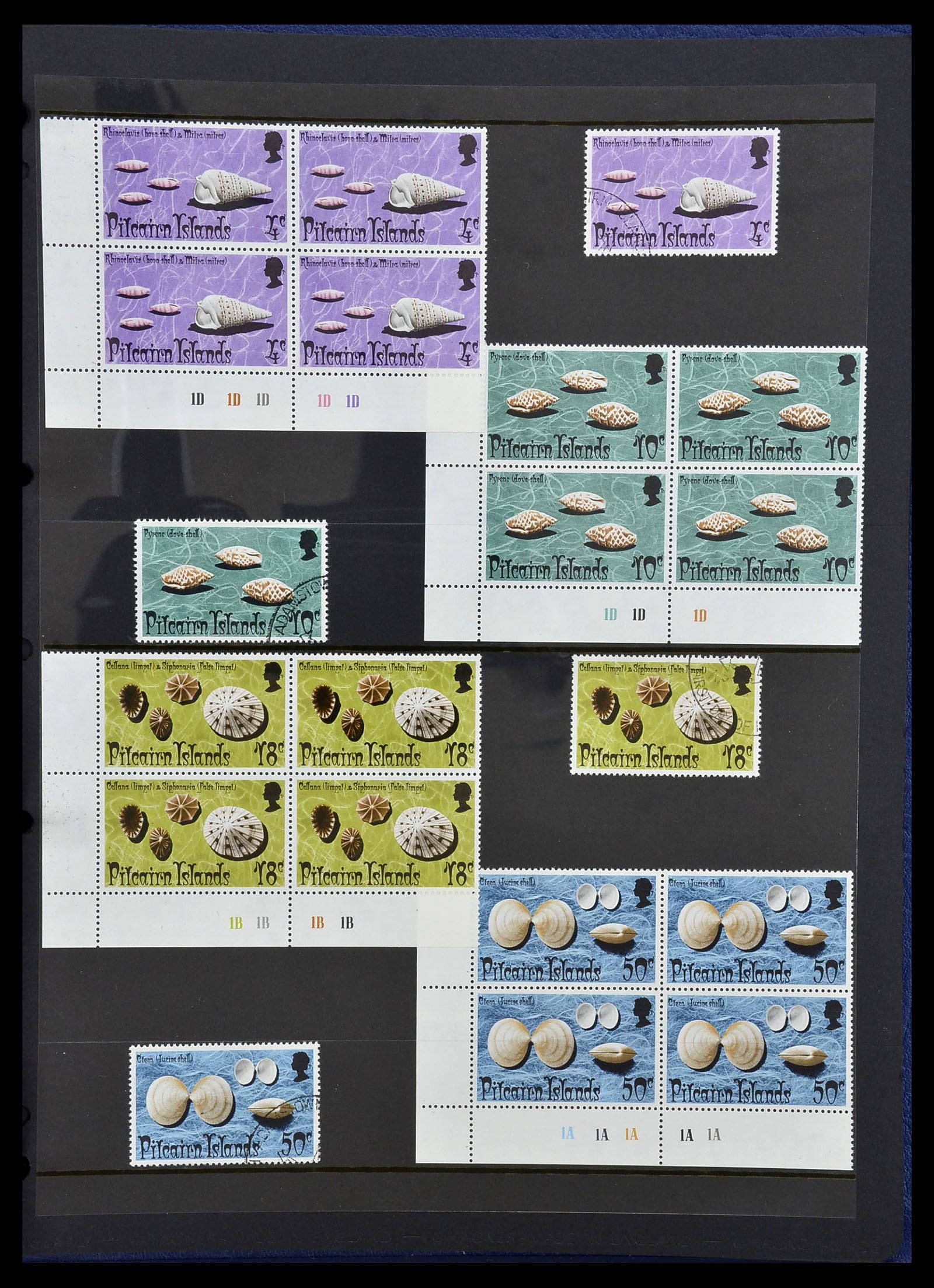34355 039 - Postzegelverzameling 34355 Pitcairn 1940-1998.