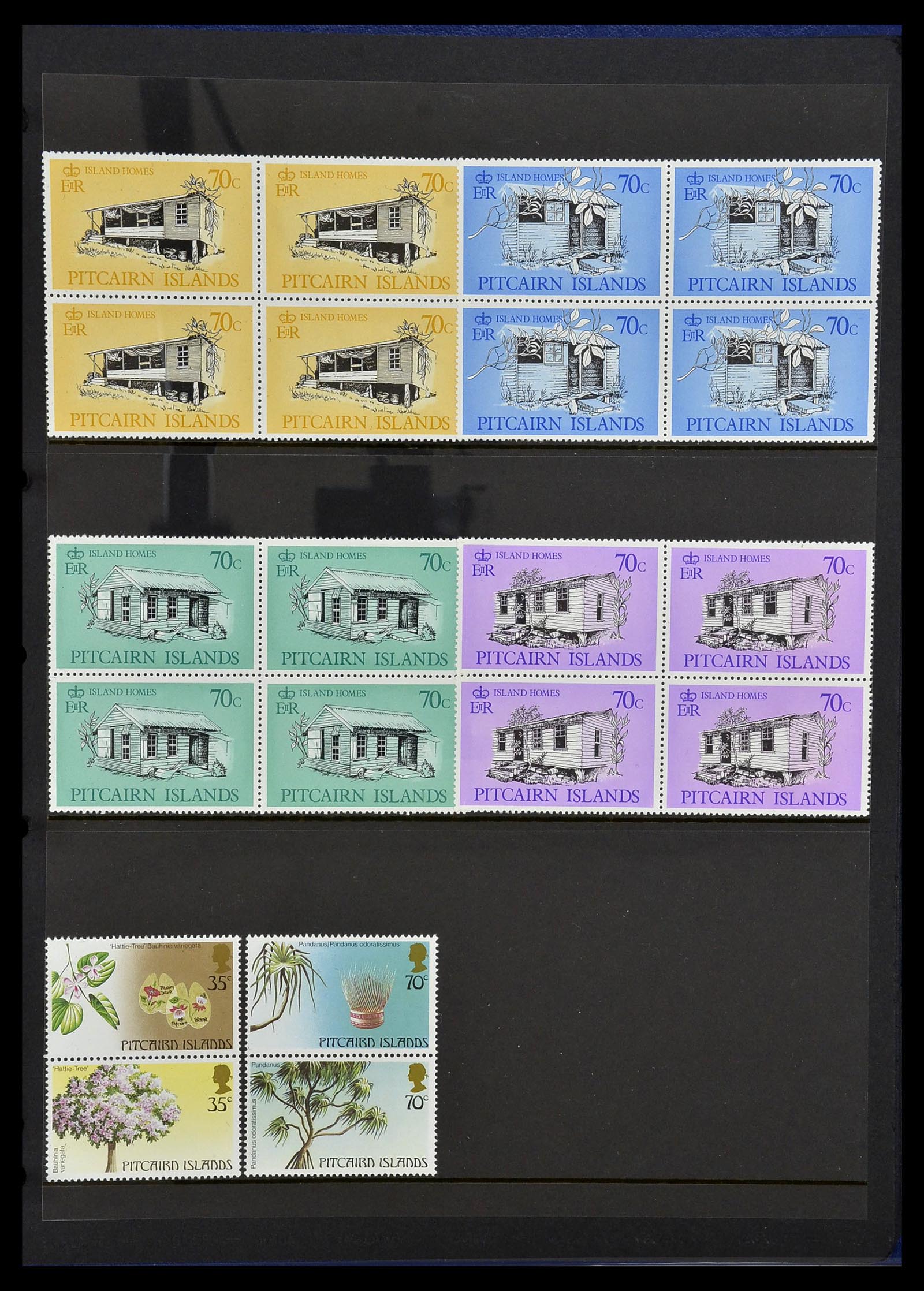 34355 061 - Postzegelverzameling 34355 Pitcairn 1940-1998.