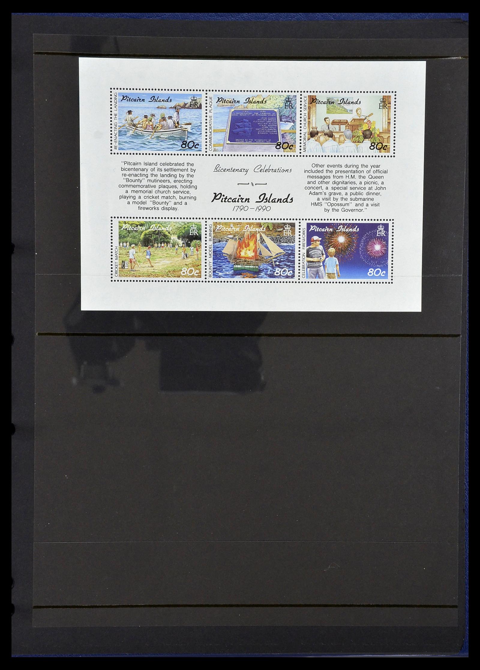 34355 065 - Postzegelverzameling 34355 Pitcairn 1940-1998.