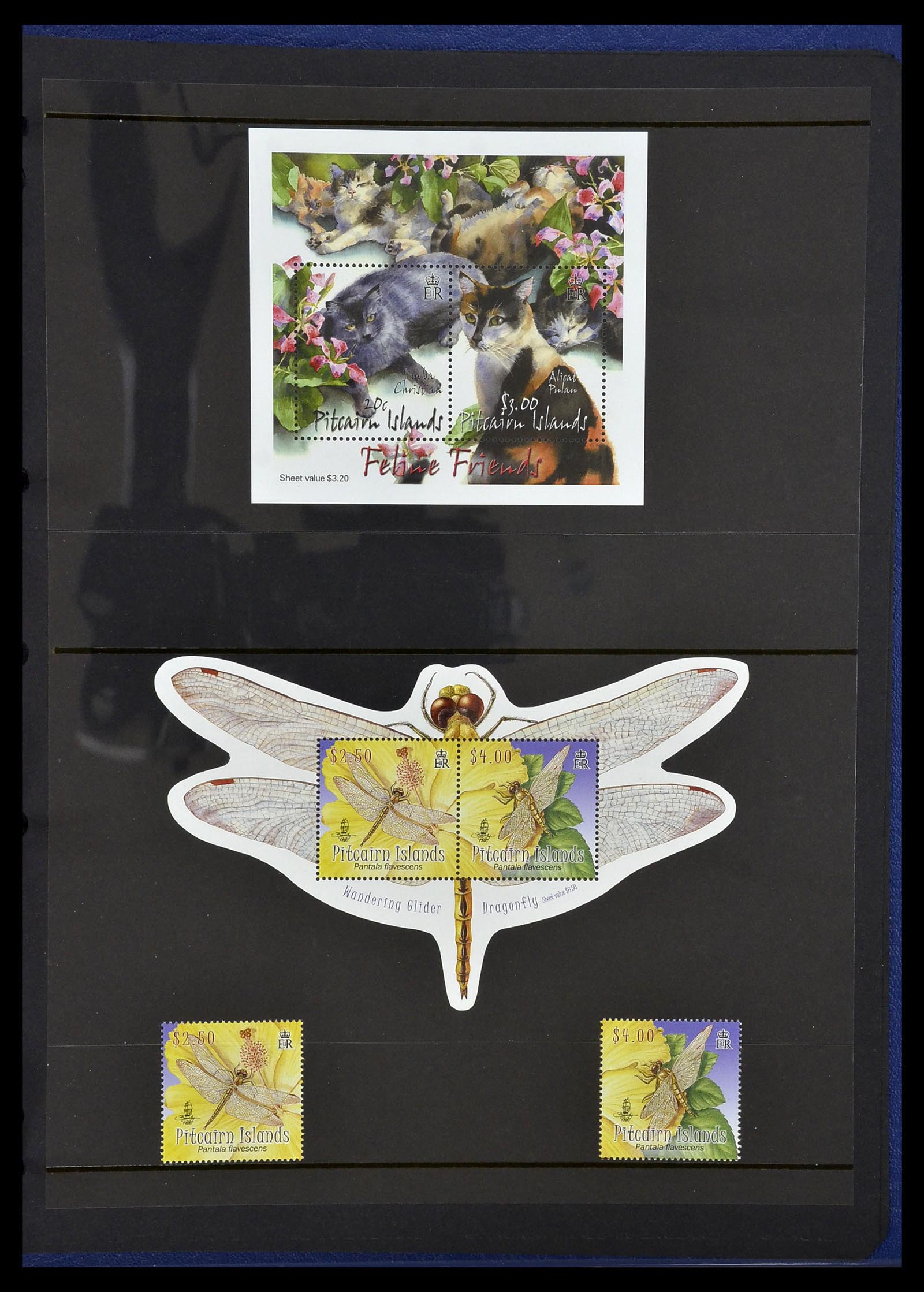 34355 077 - Postzegelverzameling 34355 Pitcairn 1940-1998.