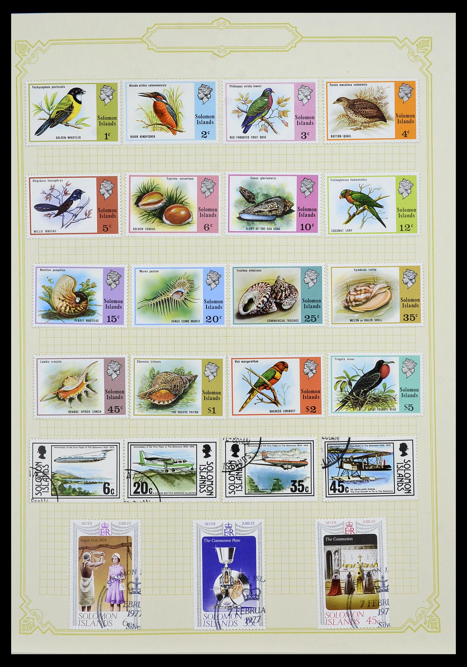 34358 022 - Postzegelverzameling 34358 Engelse koloniën in de stille Zuidzee 1908