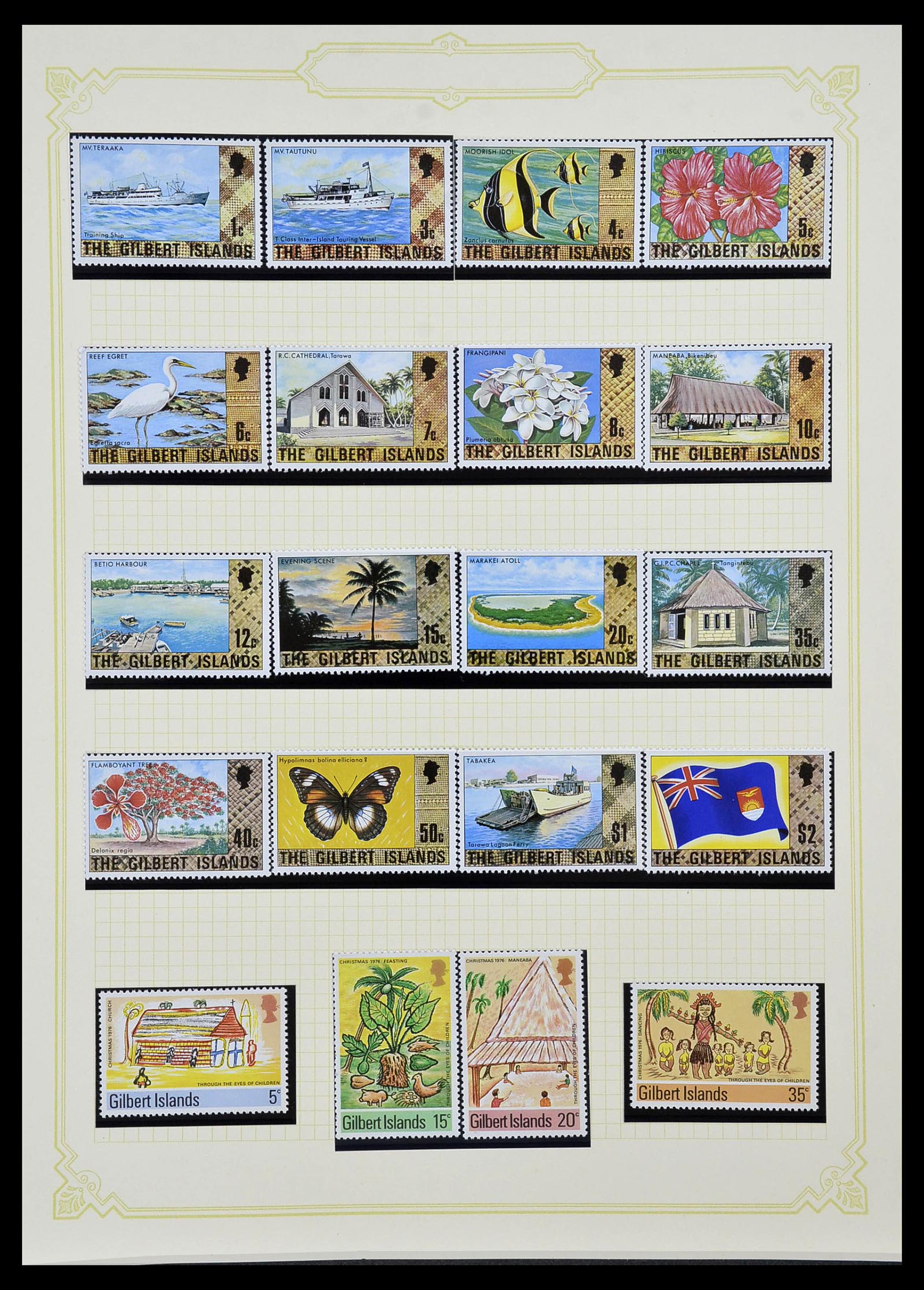 34358 064 - Postzegelverzameling 34358 Engelse koloniën in de stille Zuidzee 1908