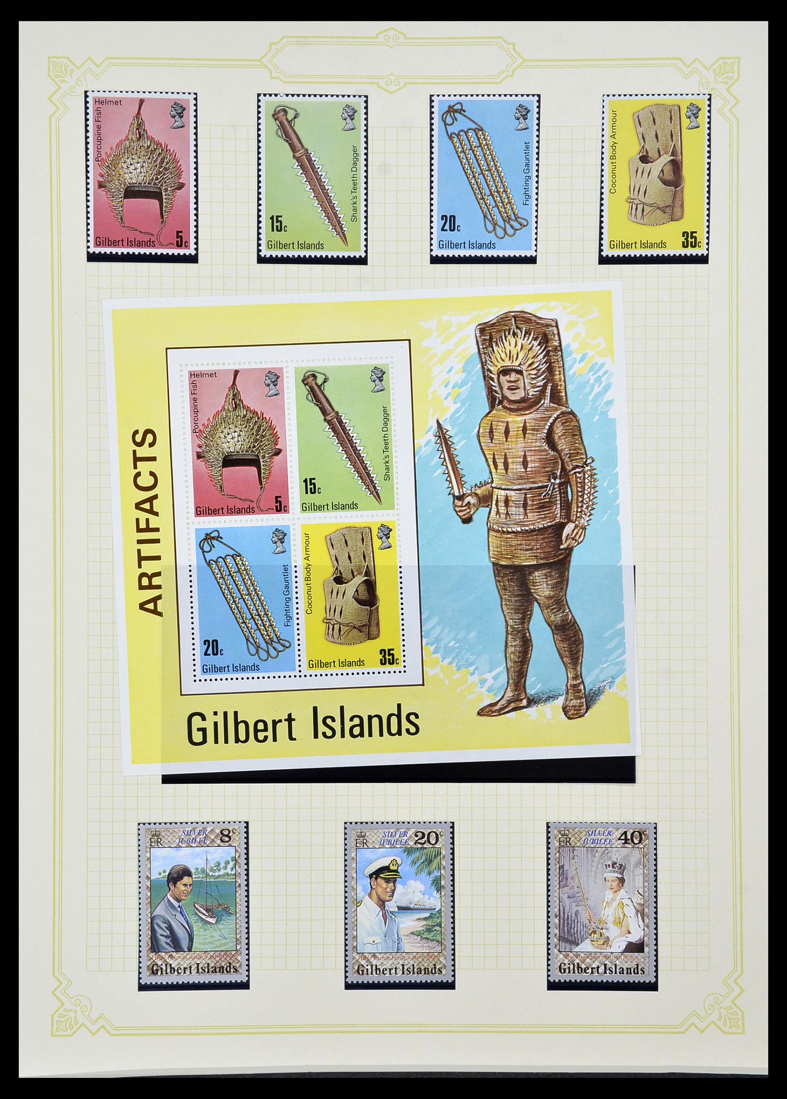 34358 065 - Postzegelverzameling 34358 Engelse koloniën in de stille Zuidzee 1908