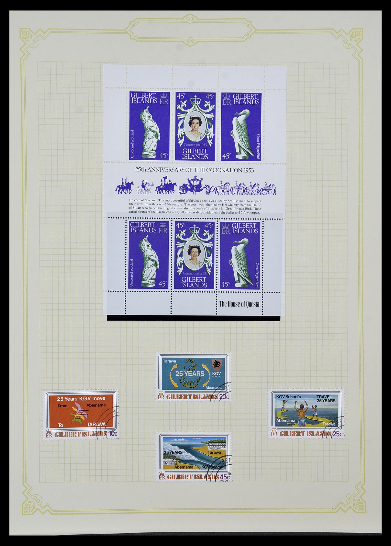 34358 067 - Postzegelverzameling 34358 Engelse koloniën in de stille Zuidzee 1908