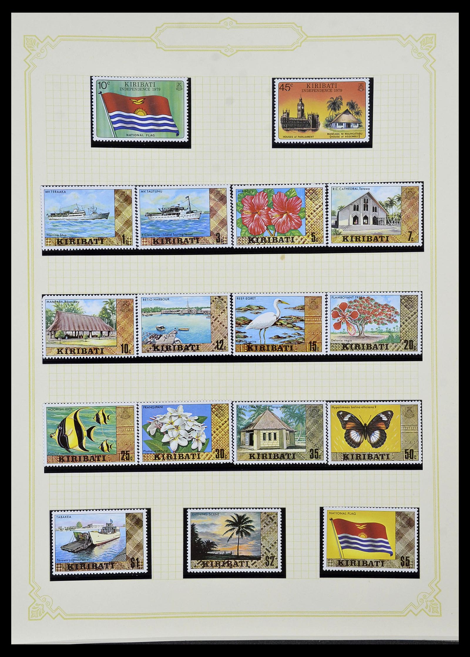 34358 069 - Postzegelverzameling 34358 Engelse koloniën in de stille Zuidzee 1908