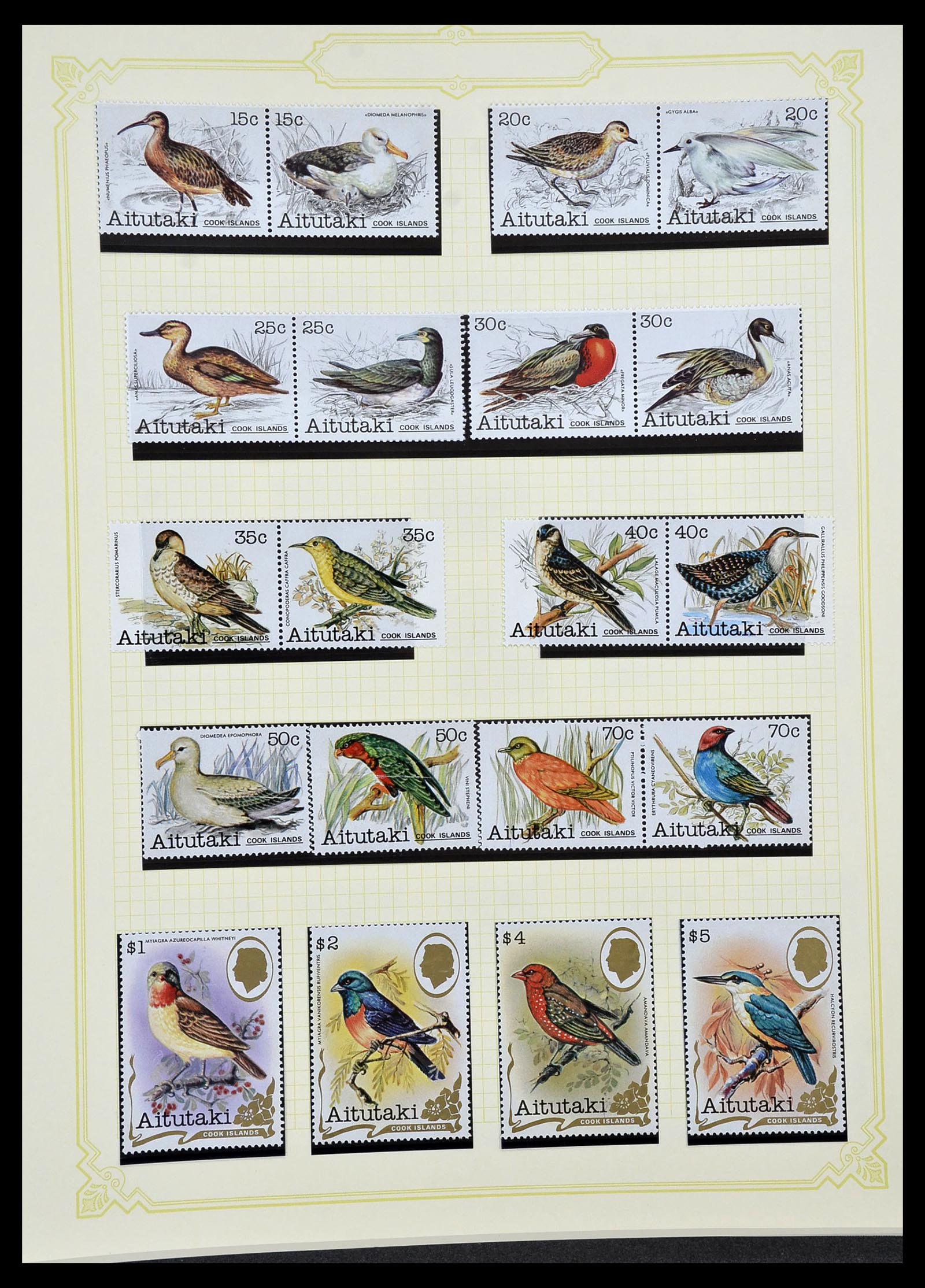 34358 099 - Postzegelverzameling 34358 Engelse koloniën in de stille Zuidzee 1908