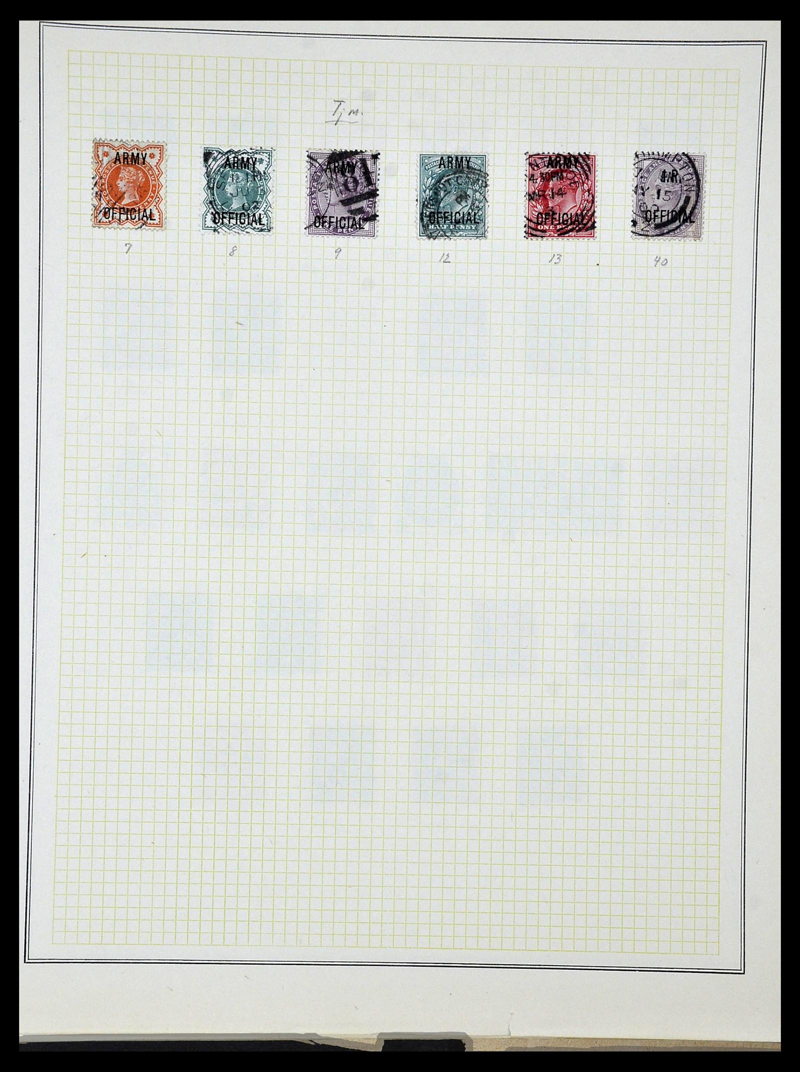 34360 016 - Postzegelverzameling 34360 Engeland 1840-1934.