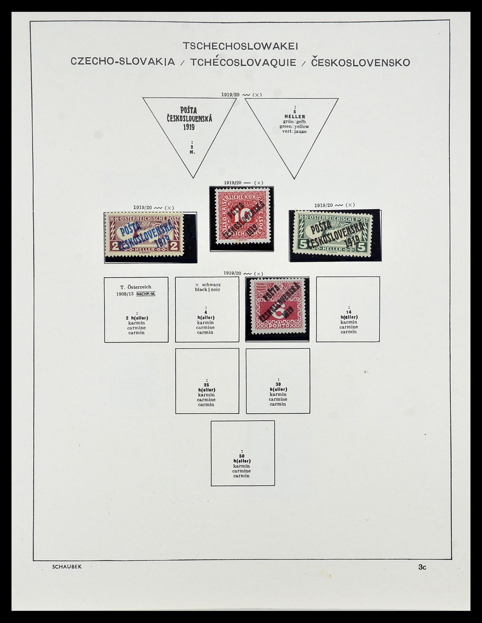 34361 008 - Postzegelverzameling 34361 Tsjechoslowakije 1918-1989.