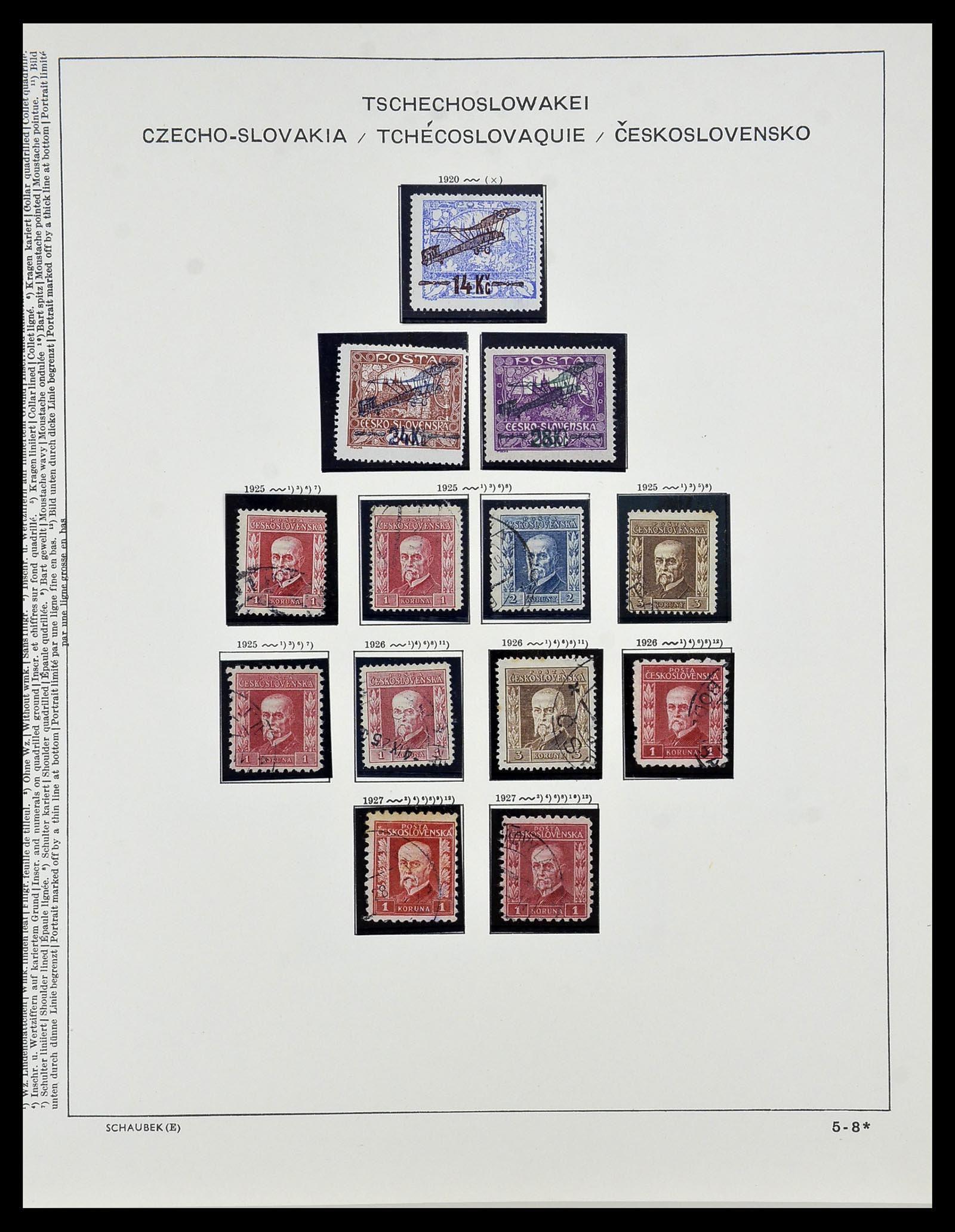 34361 018 - Postzegelverzameling 34361 Tsjechoslowakije 1918-1989.