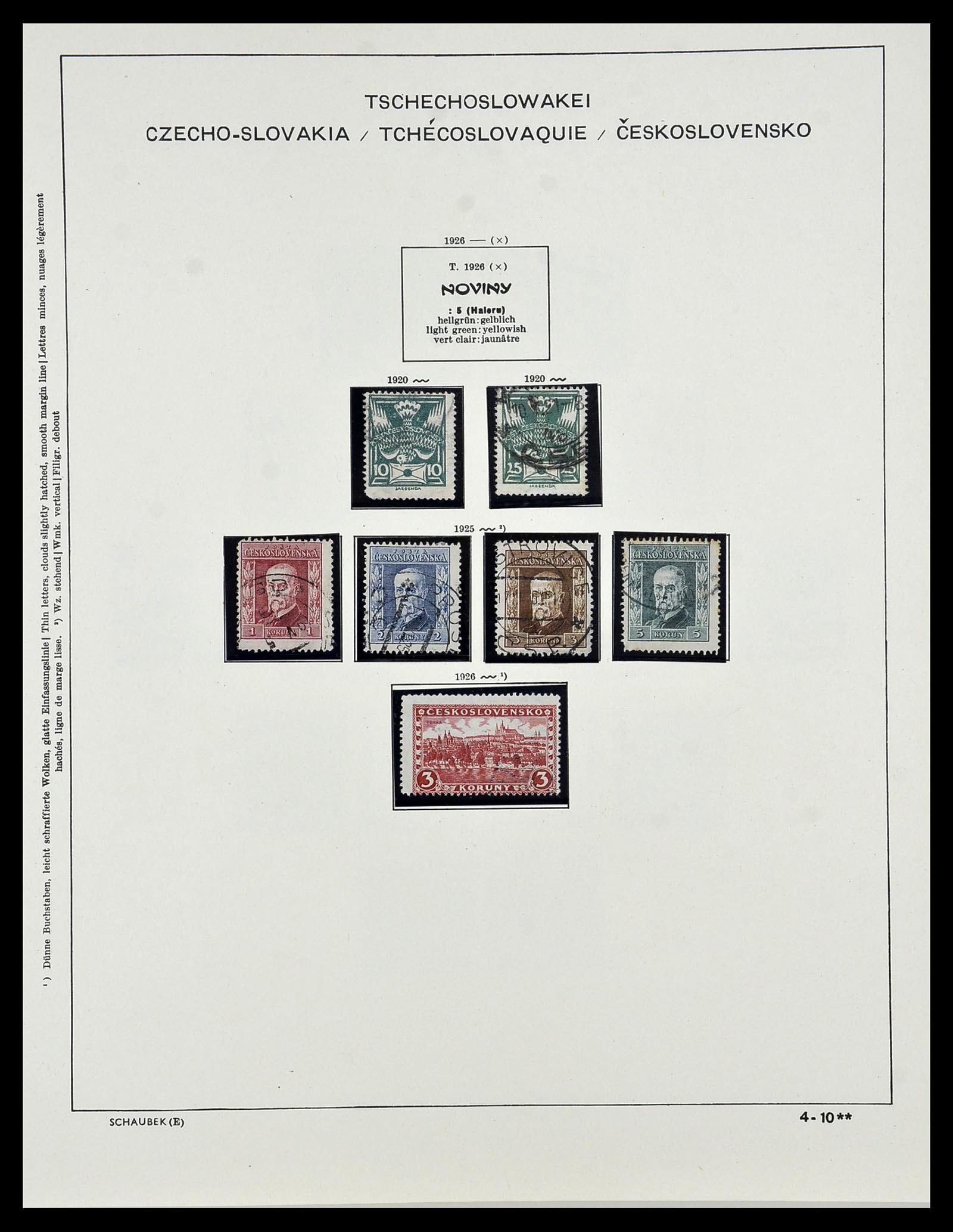 34361 020 - Postzegelverzameling 34361 Tsjechoslowakije 1918-1989.