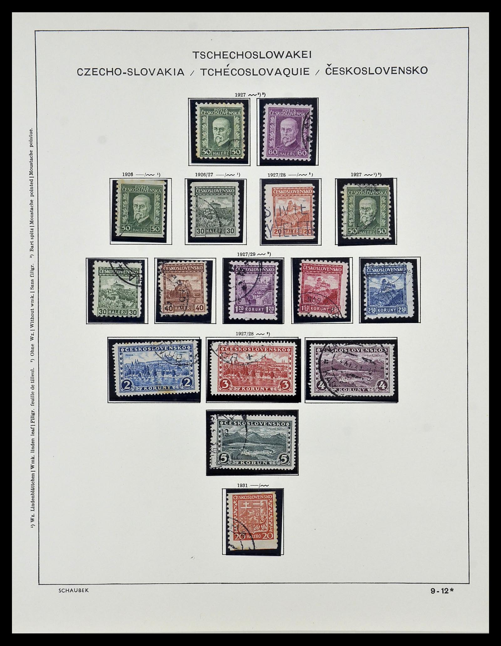 34361 022 - Postzegelverzameling 34361 Tsjechoslowakije 1918-1989.