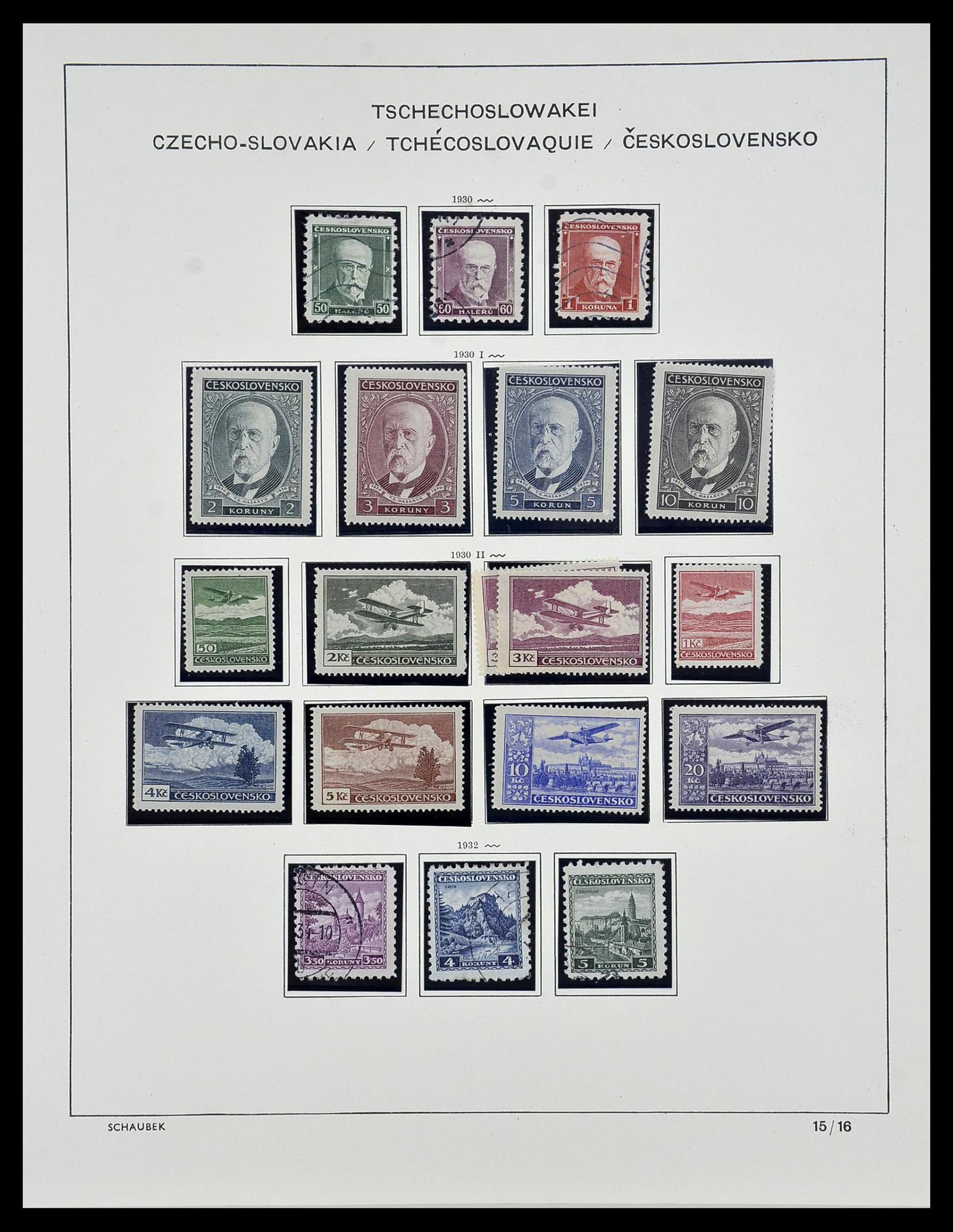 34361 024 - Postzegelverzameling 34361 Tsjechoslowakije 1918-1989.