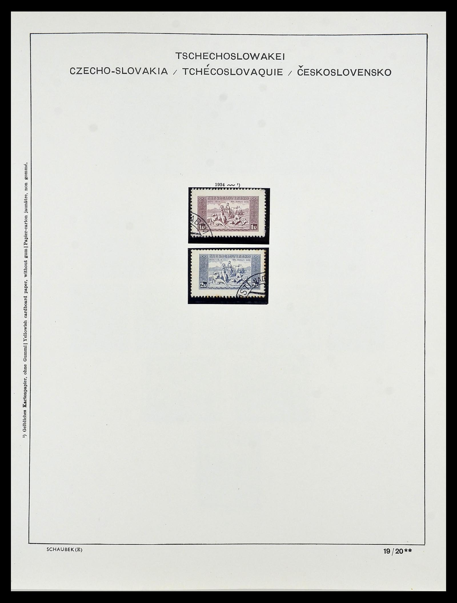 34361 027 - Postzegelverzameling 34361 Tsjechoslowakije 1918-1989.