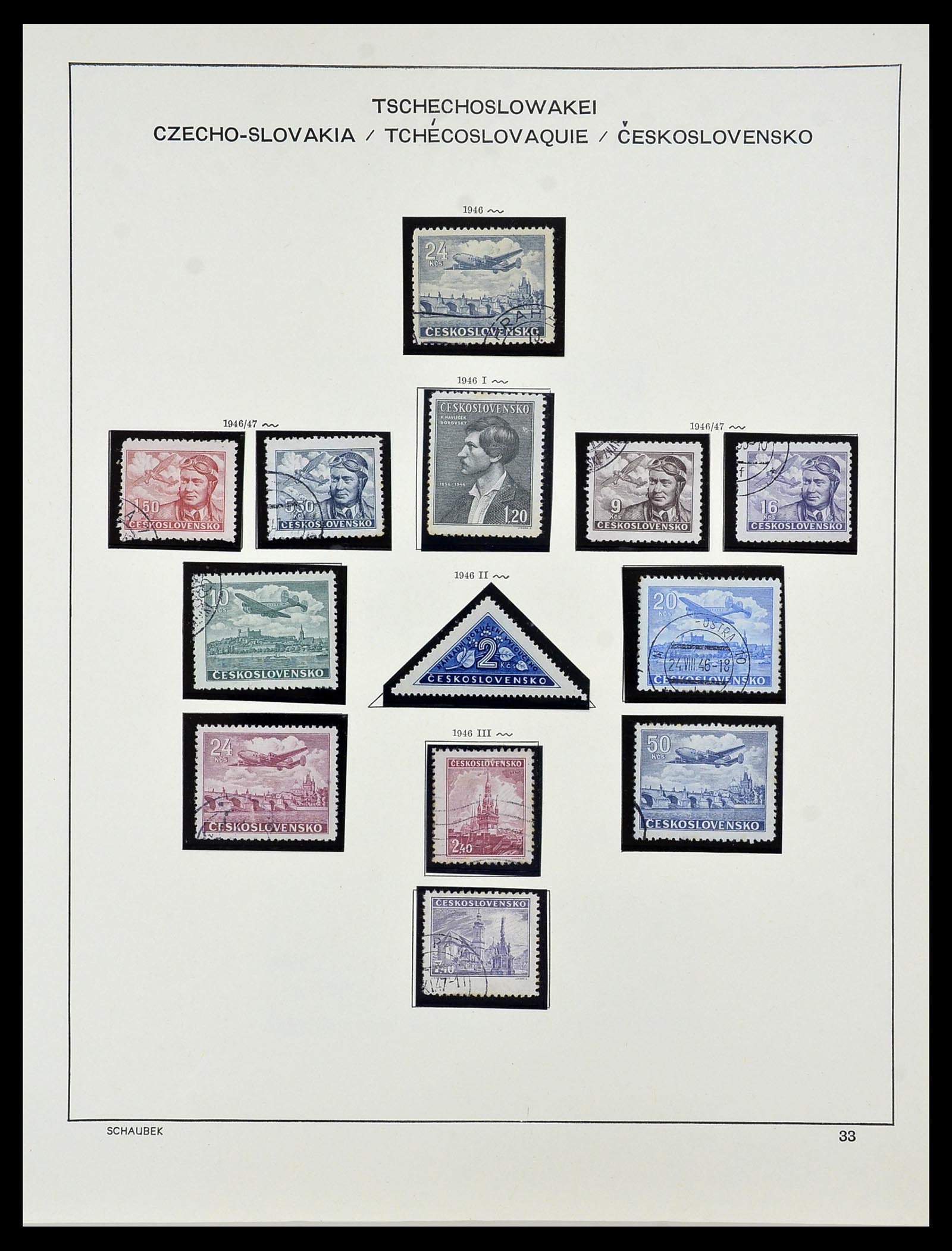 34361 037 - Postzegelverzameling 34361 Tsjechoslowakije 1918-1989.