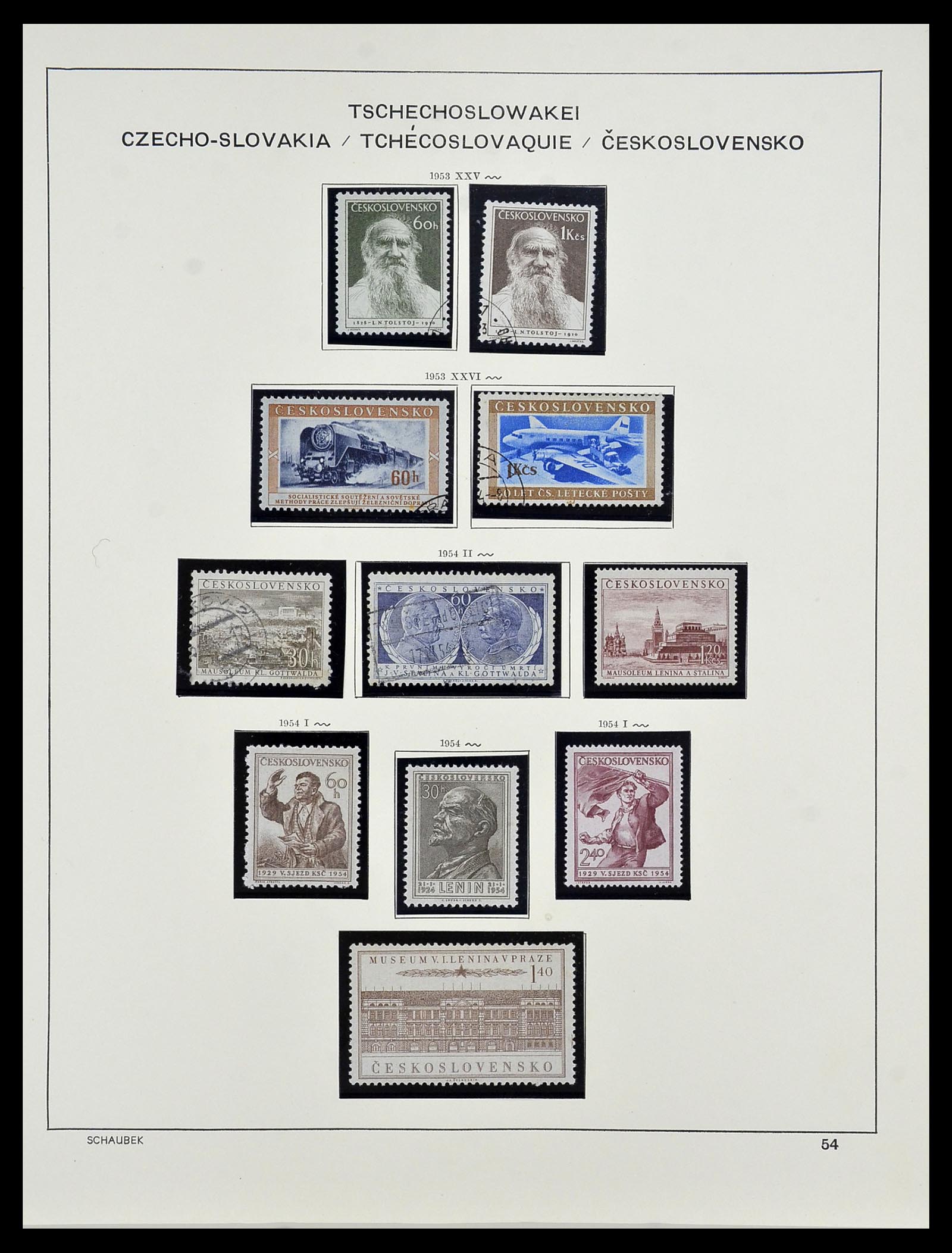 34361 060 - Postzegelverzameling 34361 Tsjechoslowakije 1918-1989.