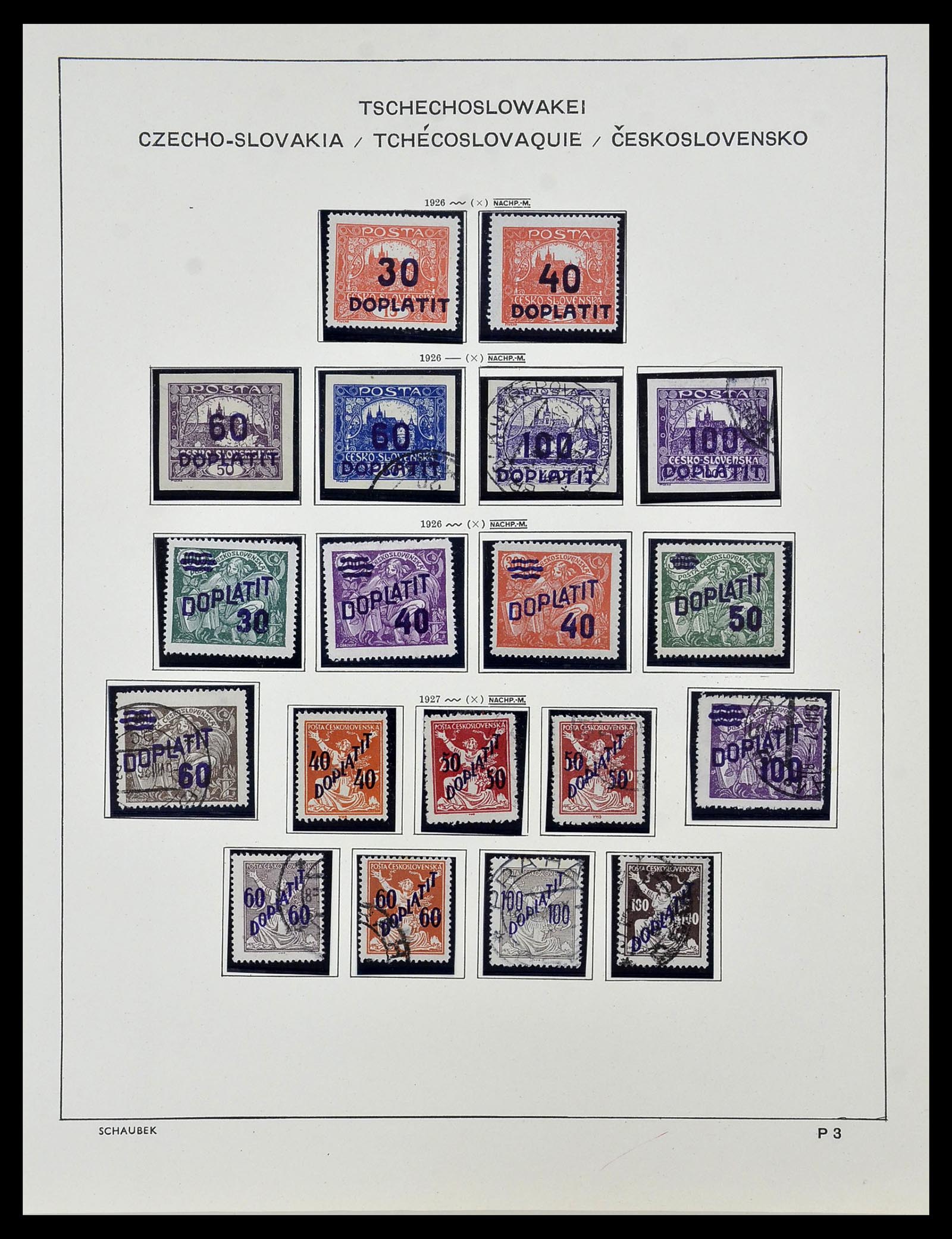 34361 281 - Postzegelverzameling 34361 Tsjechoslowakije 1918-1989.