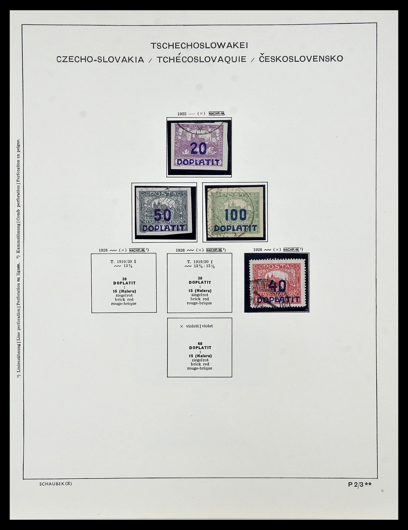 34361 282 - Postzegelverzameling 34361 Tsjechoslowakije 1918-1989.