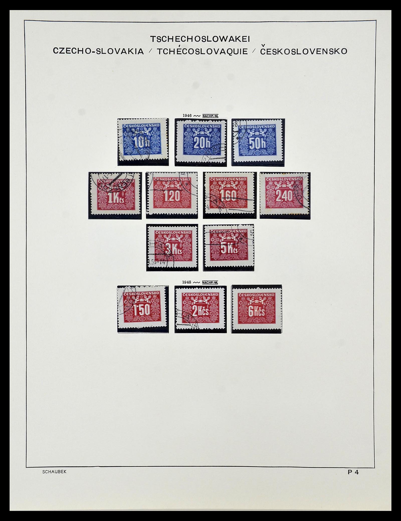34361 284 - Postzegelverzameling 34361 Tsjechoslowakije 1918-1989.