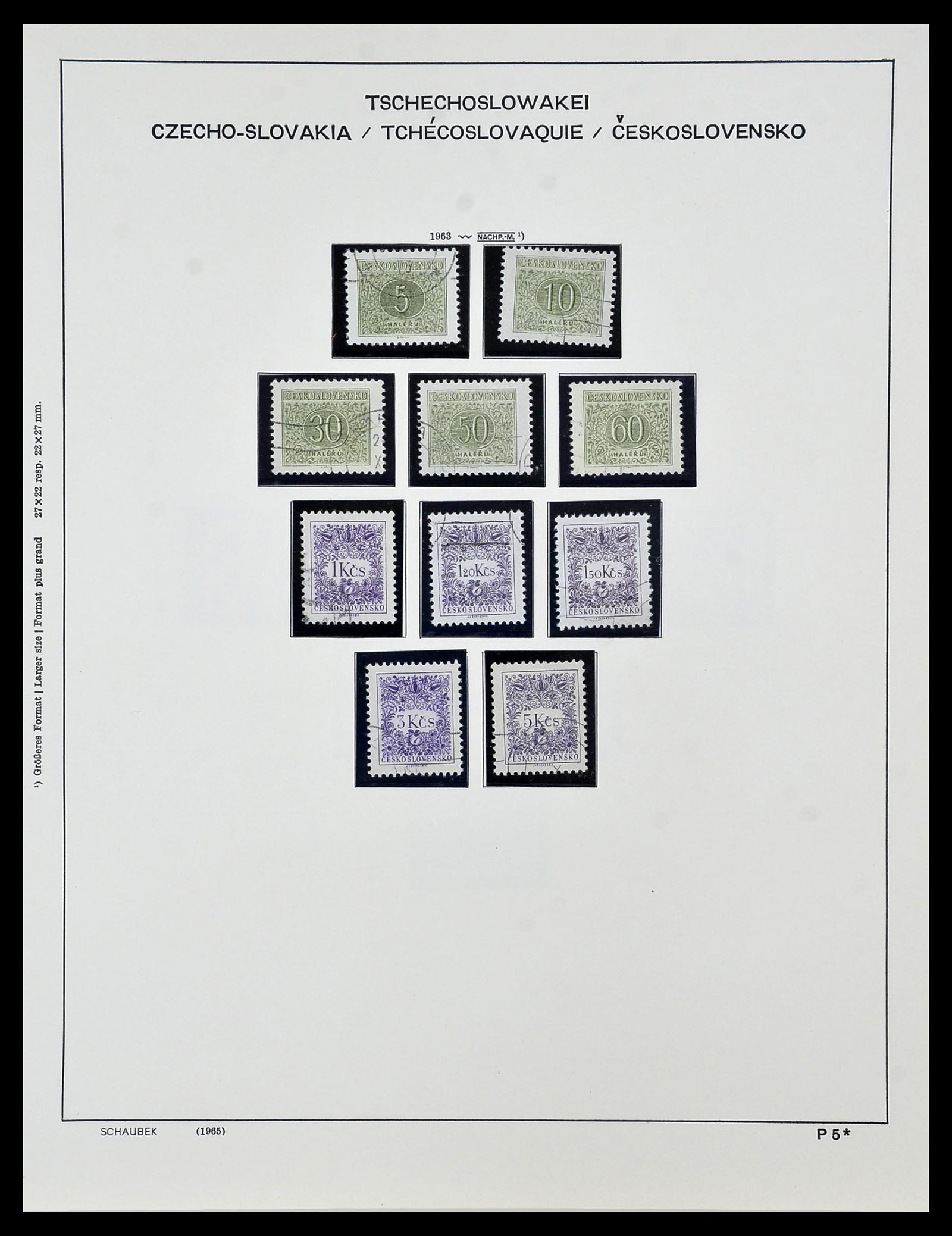 34361 286 - Postzegelverzameling 34361 Tsjechoslowakije 1918-1989.