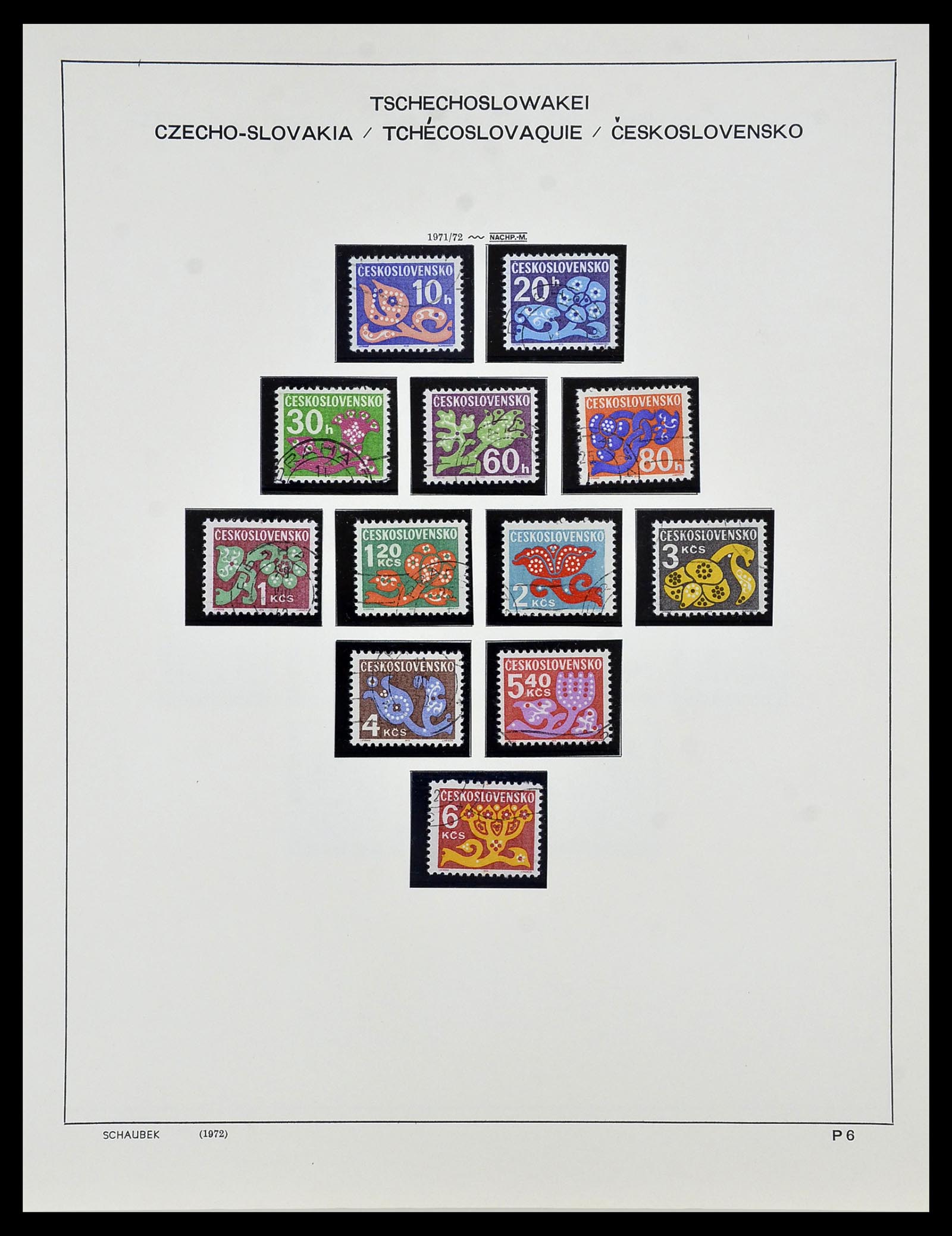 34361 287 - Postzegelverzameling 34361 Tsjechoslowakije 1918-1989.