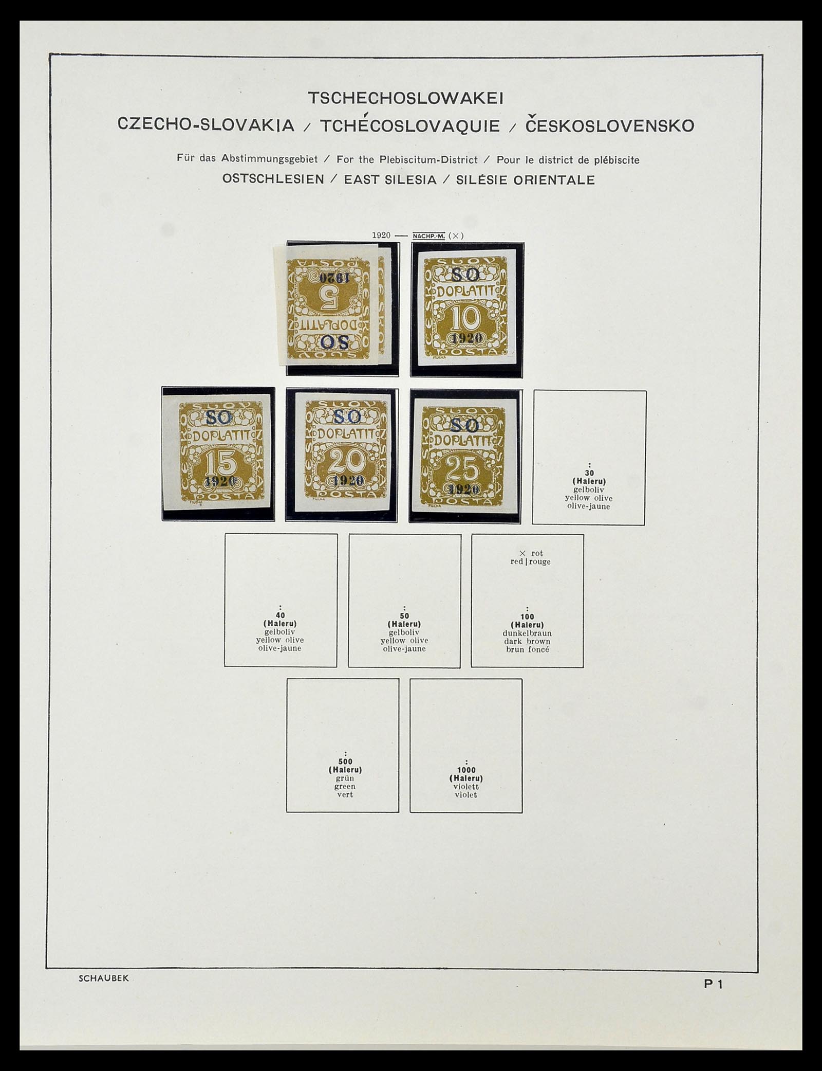 34361 291 - Postzegelverzameling 34361 Tsjechoslowakije 1918-1989.