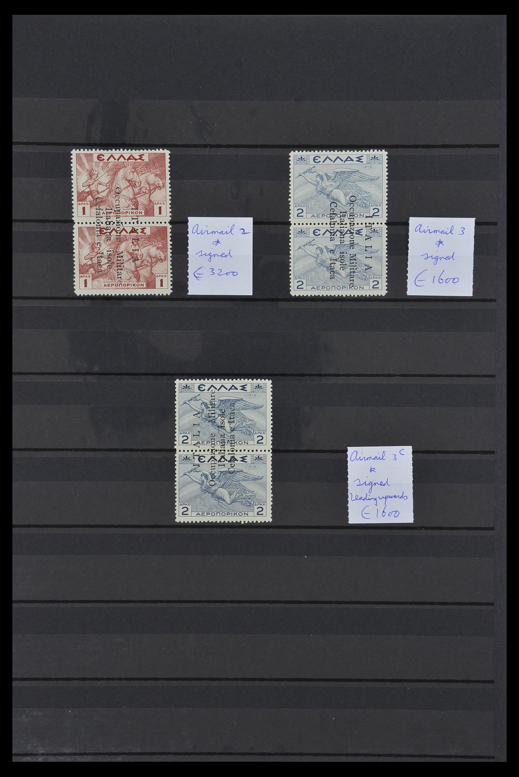 34363 002 - Postzegelverzameling 34363 Italiaanse bezetting Griekenland 1941.