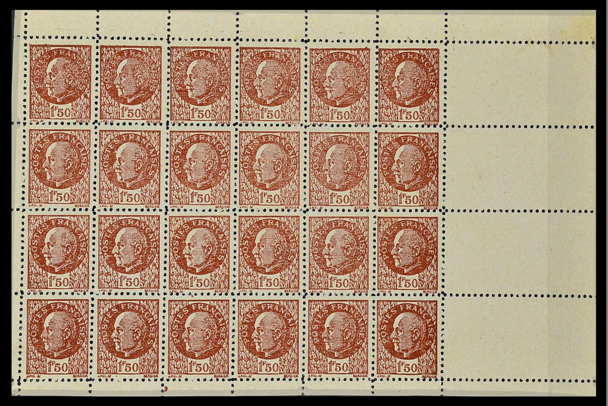 34364 001 - Postzegelverzameling 34364 Duitsland oorlogsvervalsing 1944.