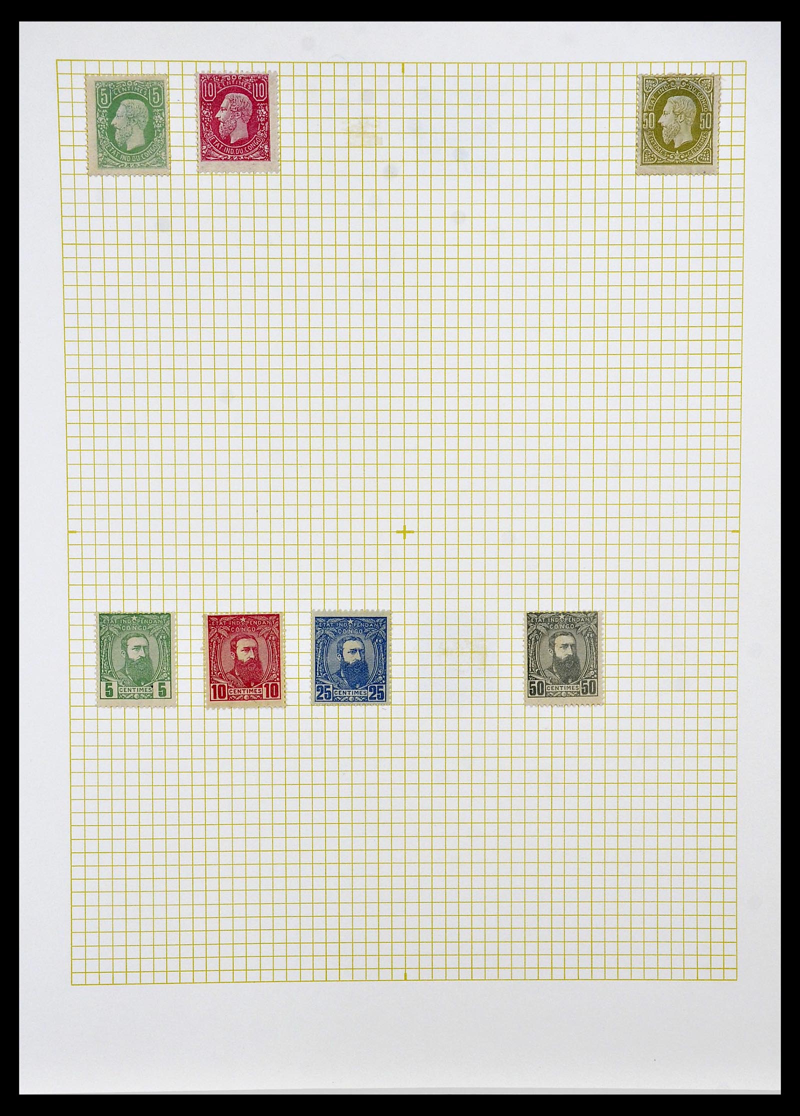 34366 001 - Postzegelverzameling 34366 Belgisch Congo 1885-1962.