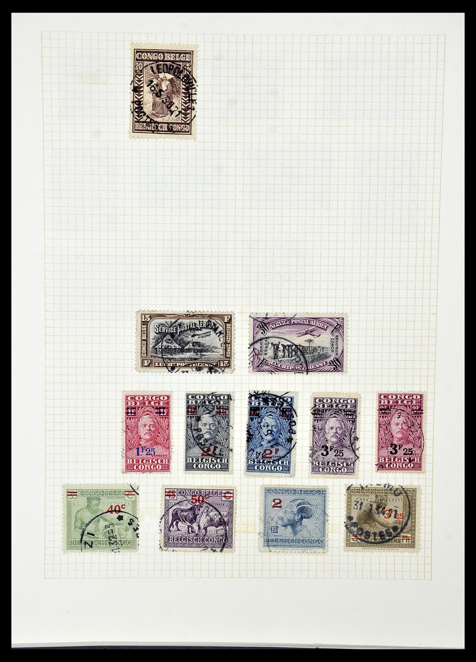 34366 018 - Stamp collection 34366 Belgian Congo 1885-1962.