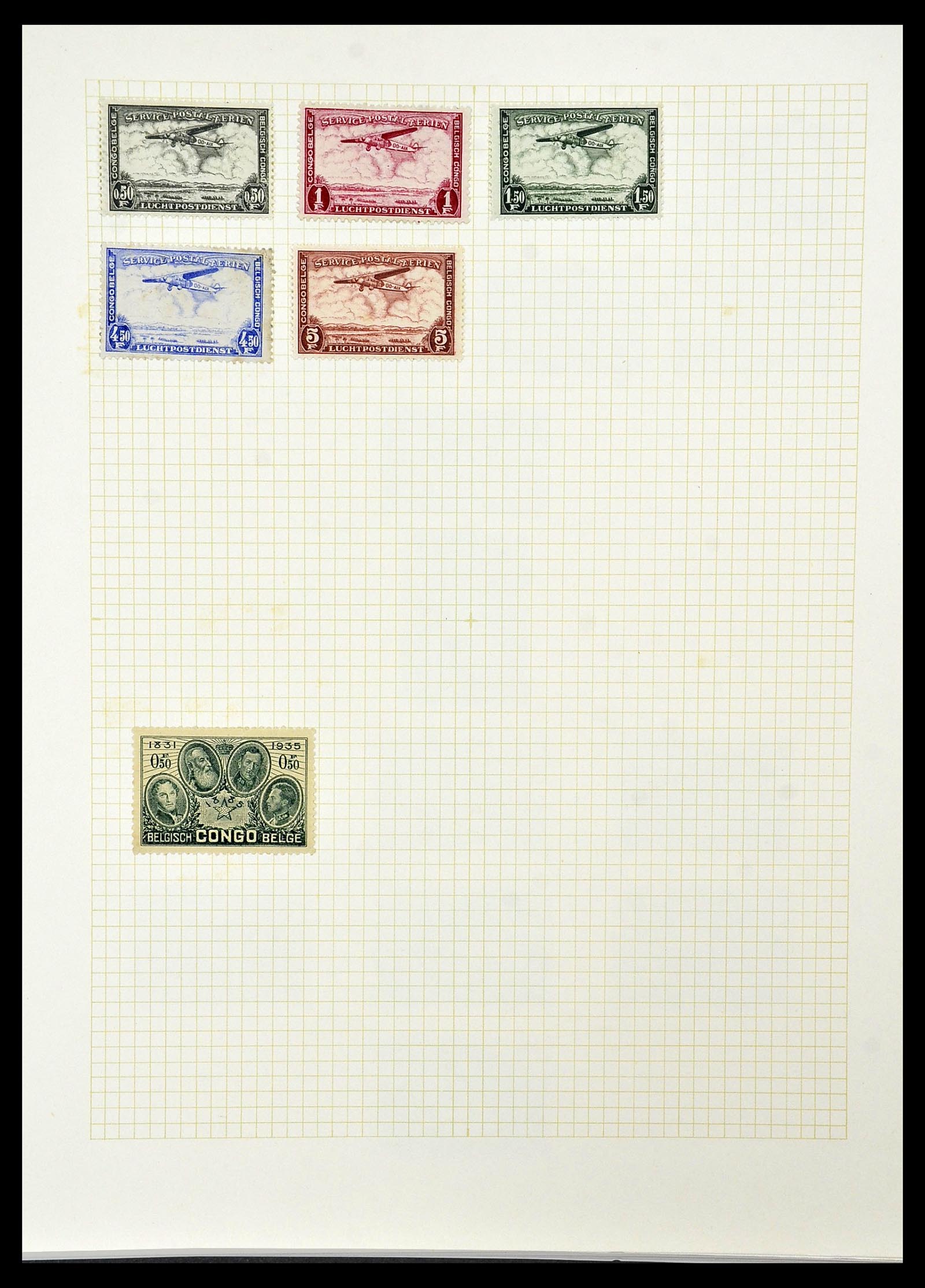 34366 021 - Postzegelverzameling 34366 Belgisch Congo 1885-1962.