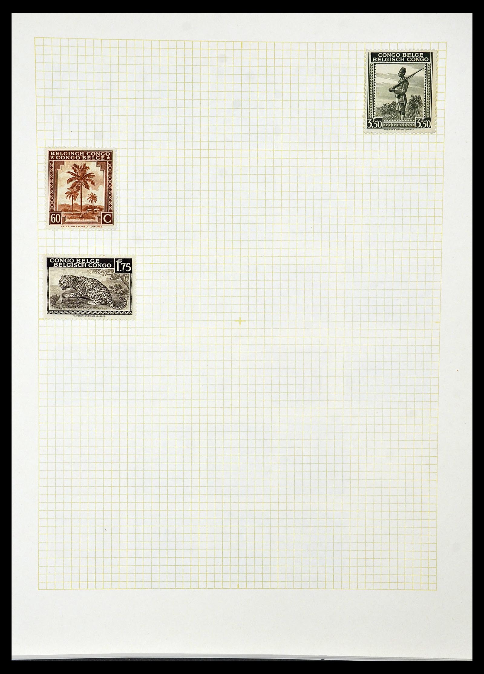 34366 027 - Postzegelverzameling 34366 Belgisch Congo 1885-1962.