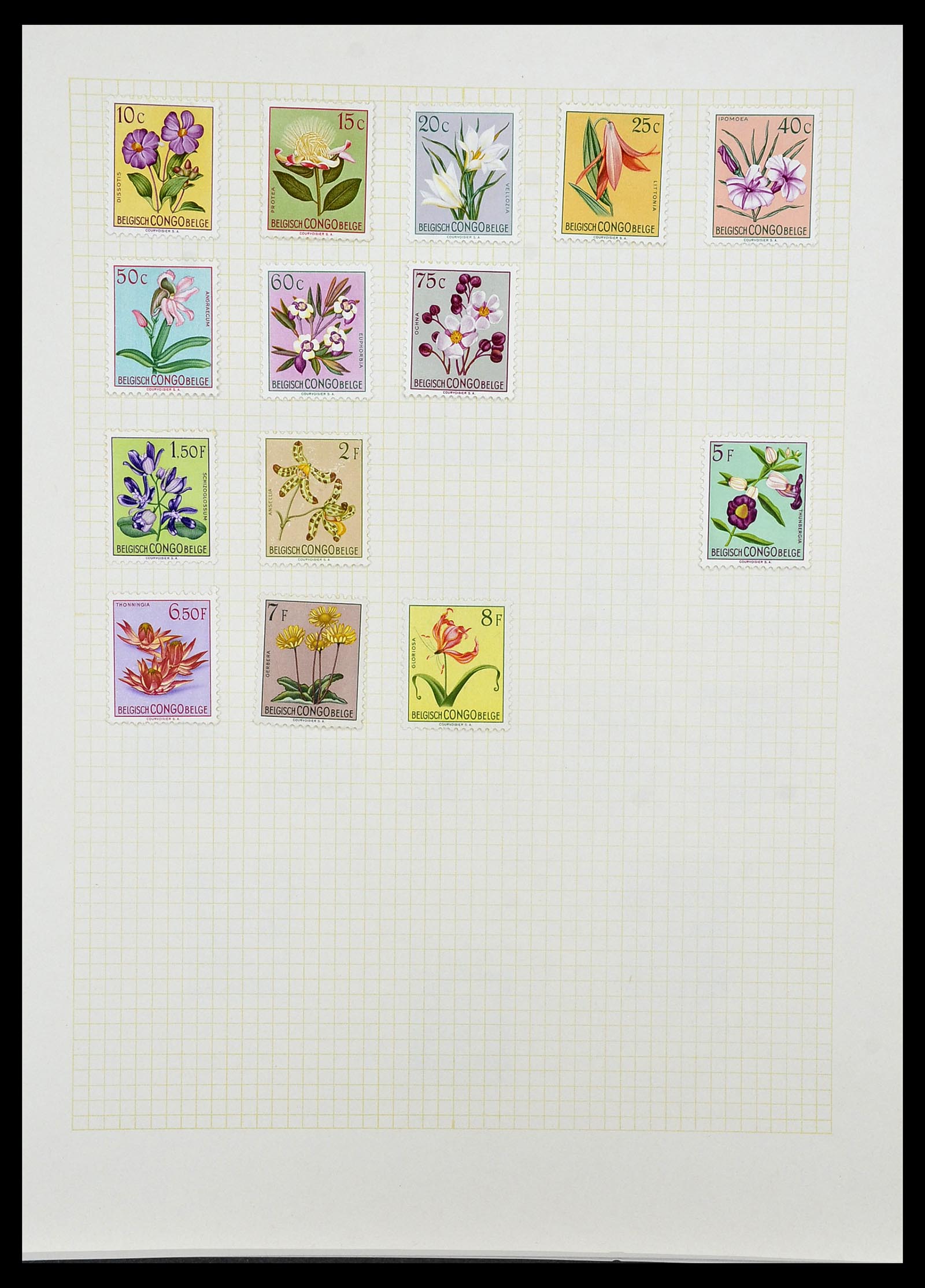 34366 033 - Postzegelverzameling 34366 Belgisch Congo 1885-1962.
