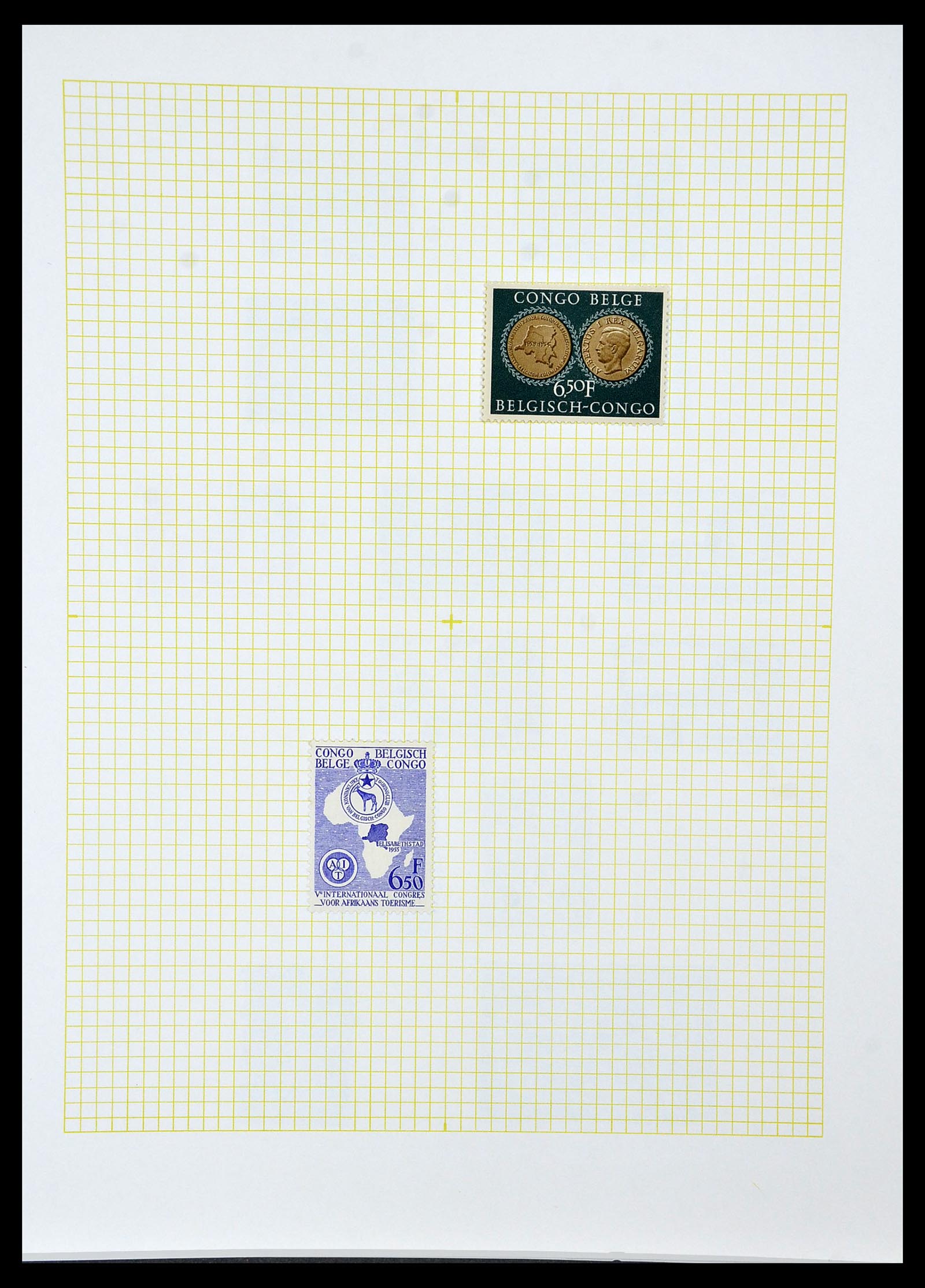 34366 035 - Postzegelverzameling 34366 Belgisch Congo 1885-1962.