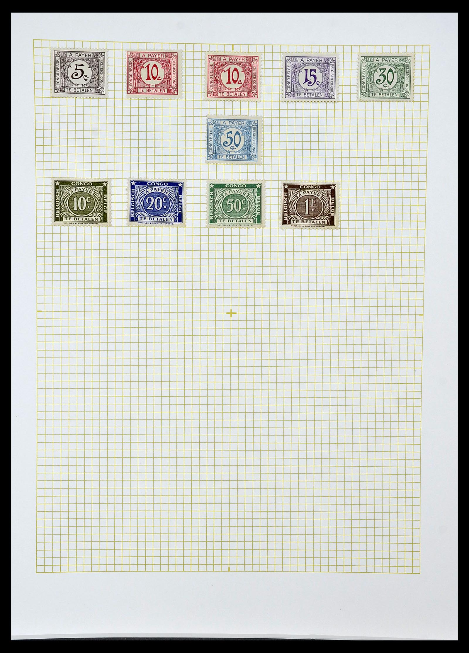 34366 041 - Postzegelverzameling 34366 Belgisch Congo 1885-1962.