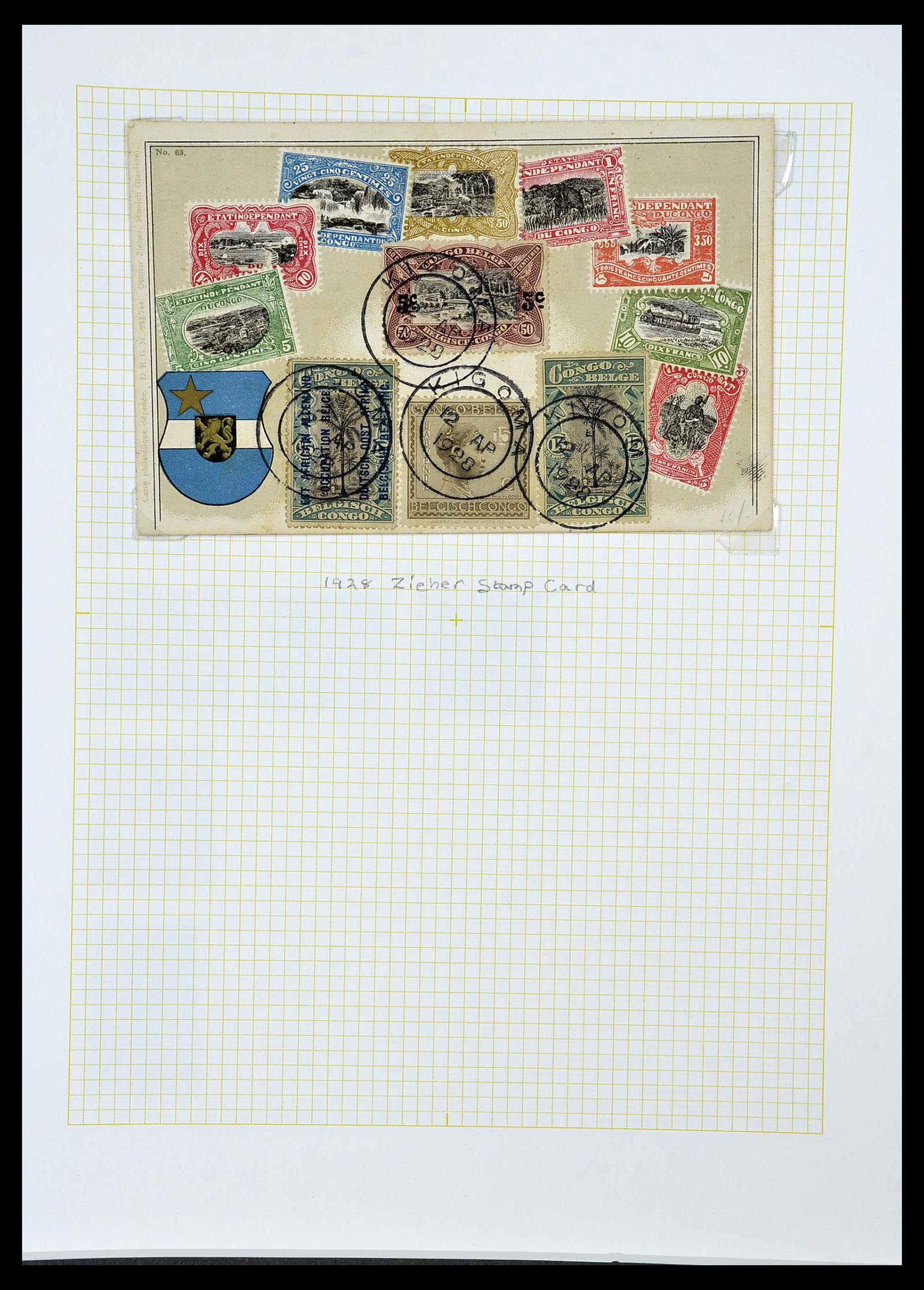 34366 047 - Postzegelverzameling 34366 Belgisch Congo 1885-1962.