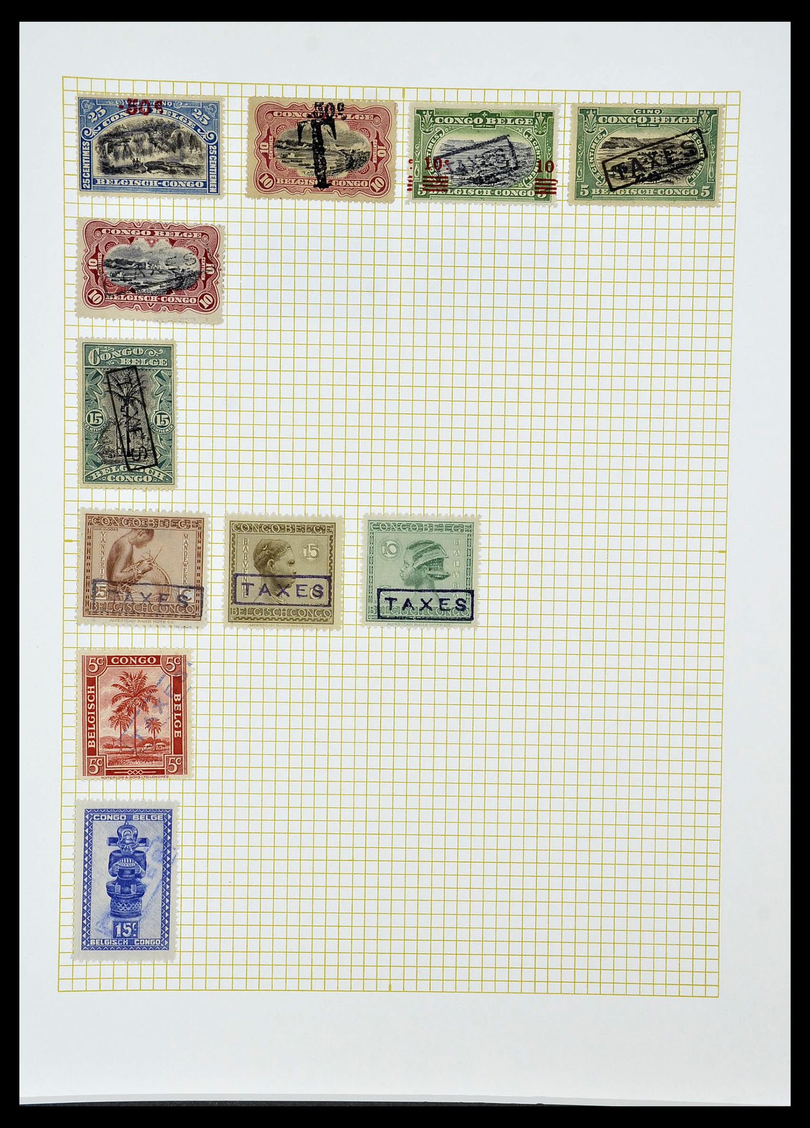 34366 048 - Stamp collection 34366 Belgian Congo 1885-1962.