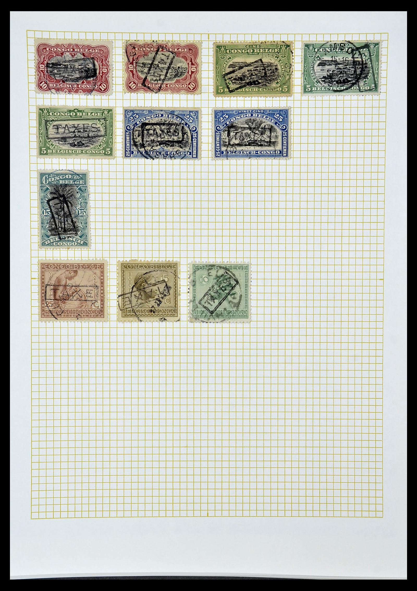 34366 049 - Postzegelverzameling 34366 Belgisch Congo 1885-1962.