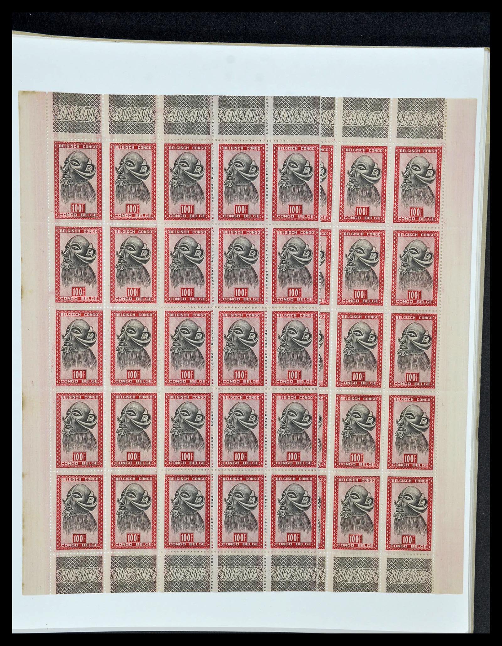34366 050 - Postzegelverzameling 34366 Belgisch Congo 1885-1962.