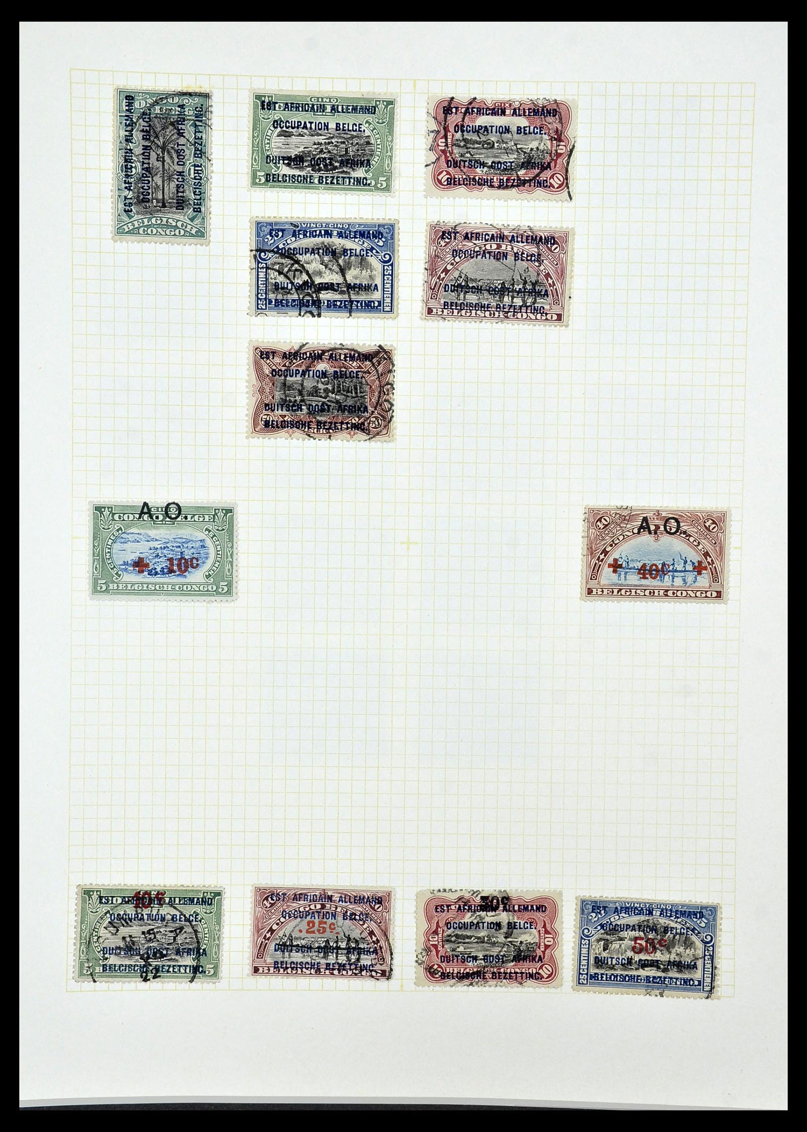 34366 052 - Postzegelverzameling 34366 Belgisch Congo 1885-1962.
