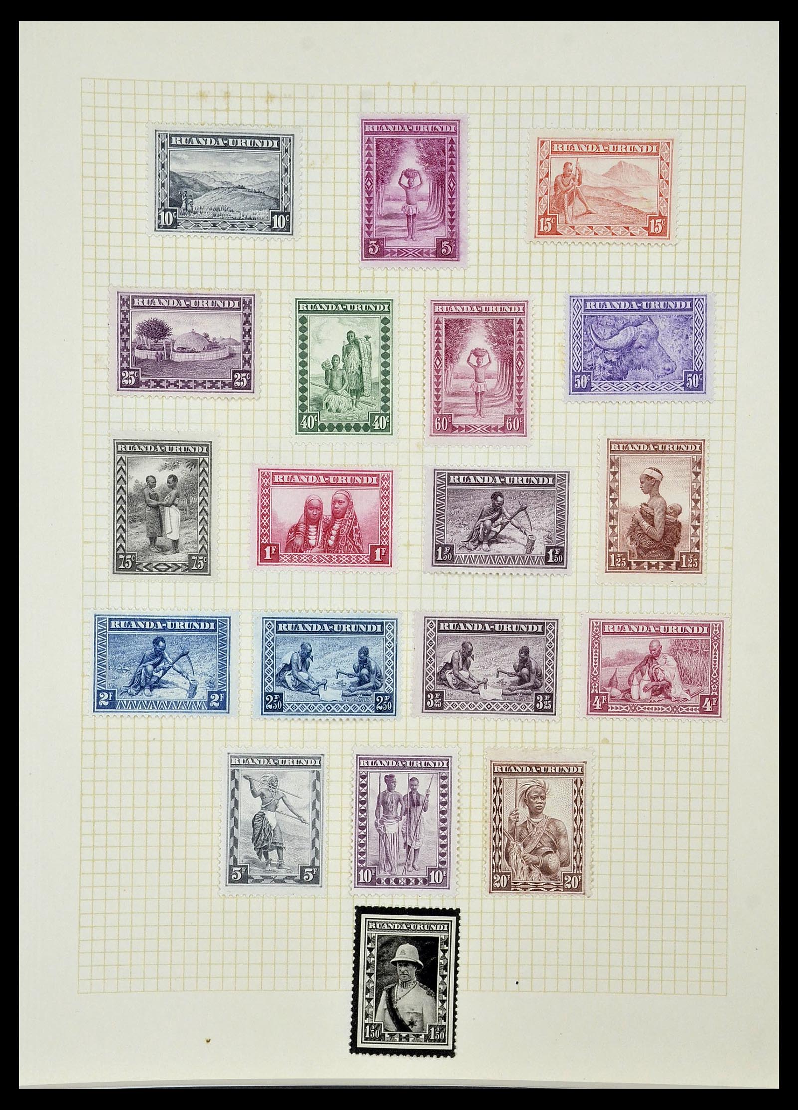 34366 057 - Stamp collection 34366 Belgian Congo 1885-1962.