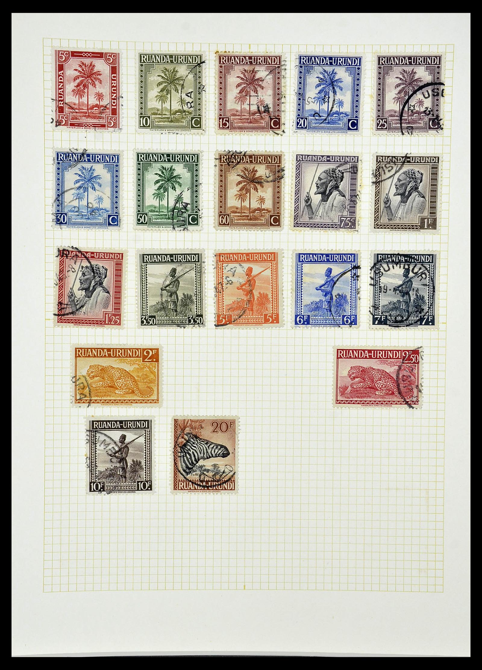 34366 062 - Postzegelverzameling 34366 Belgisch Congo 1885-1962.