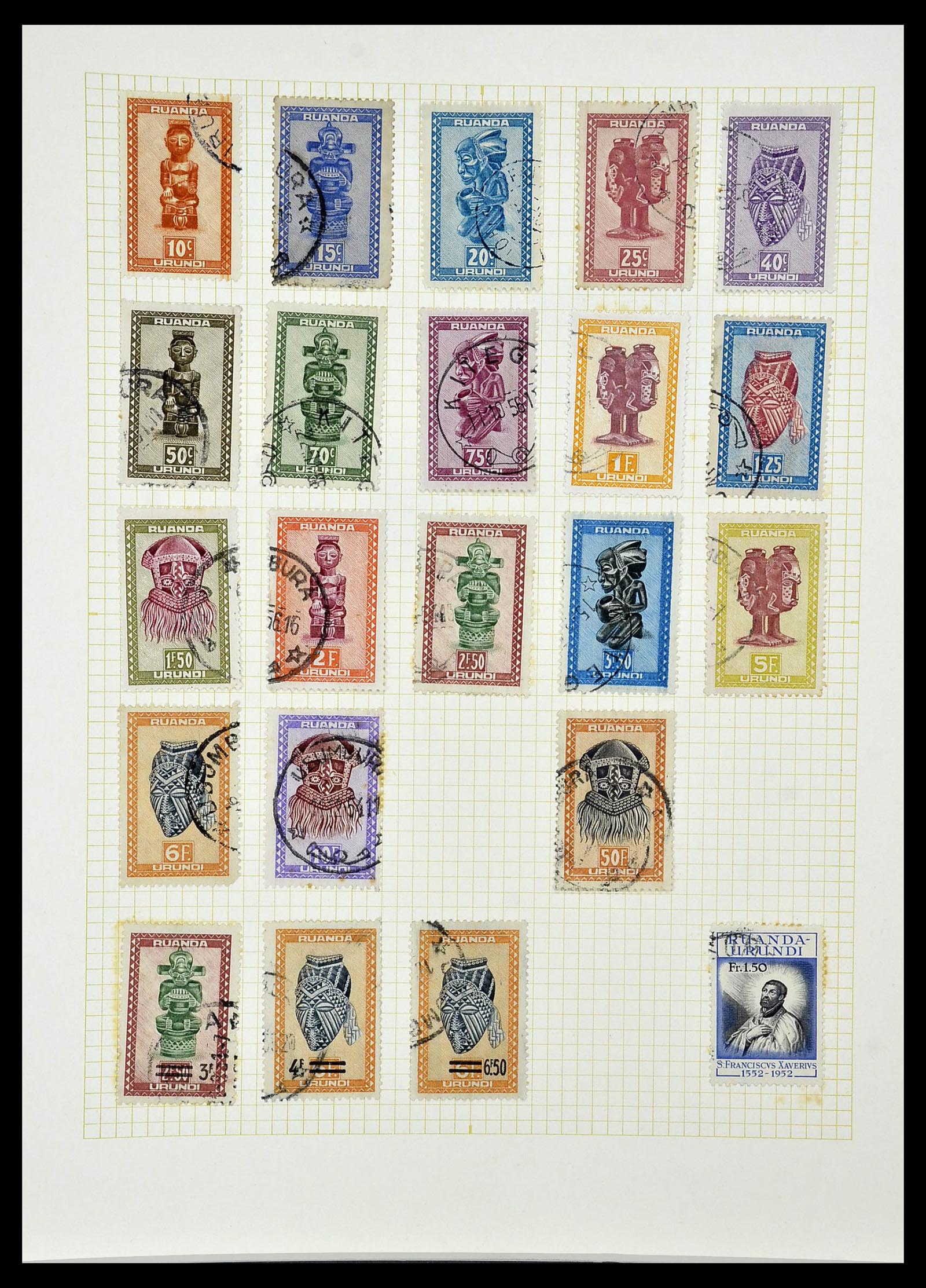 34366 064 - Stamp collection 34366 Belgian Congo 1885-1962.