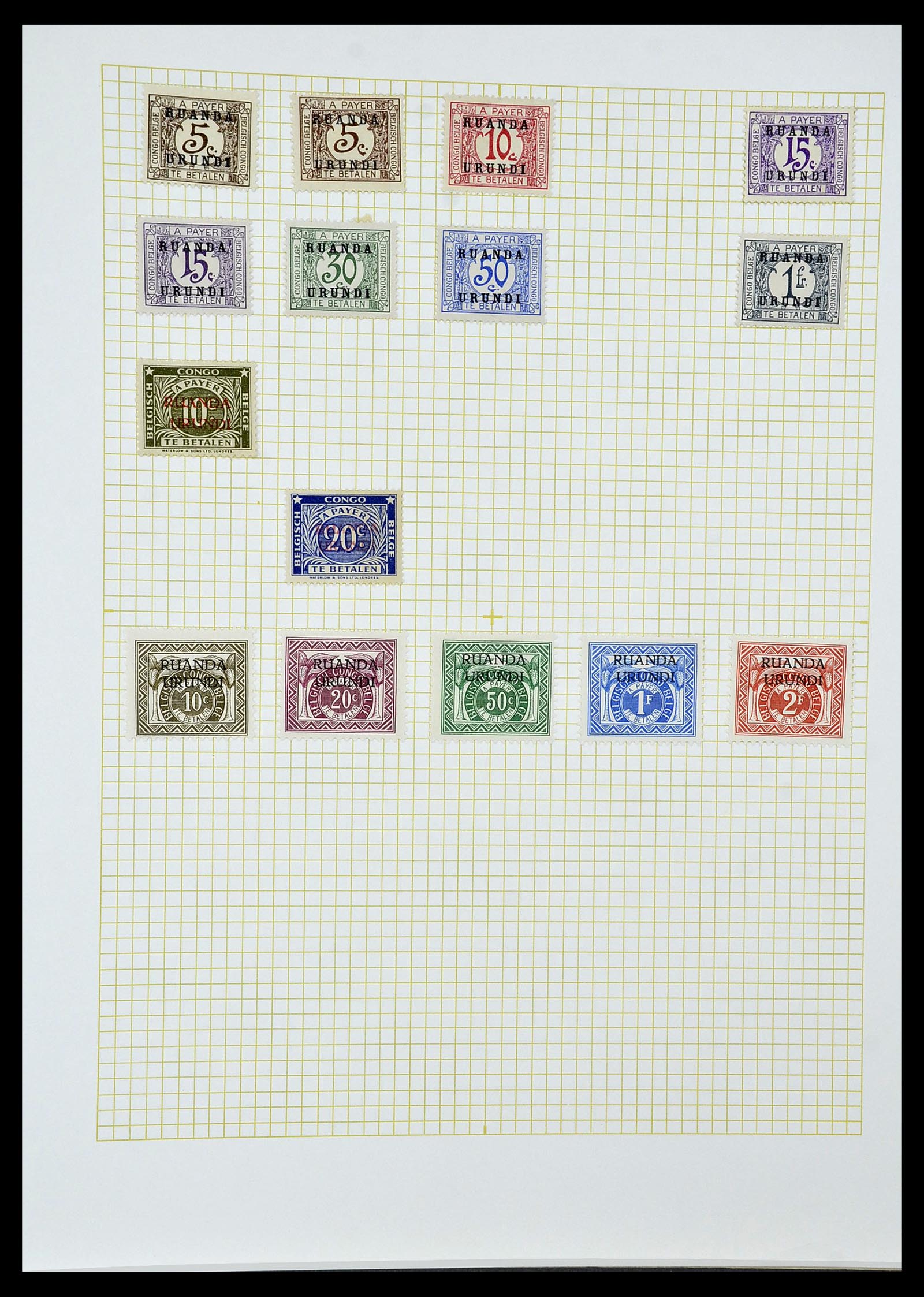 34366 072 - Postzegelverzameling 34366 Belgisch Congo 1885-1962.