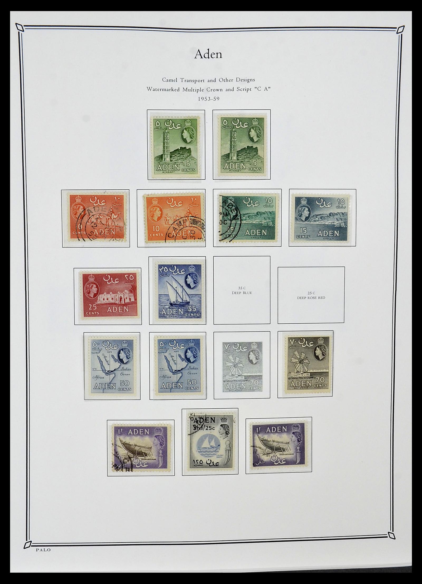 34367 005 - Postzegelverzameling 34367 Engelse koloniën 1858-1995