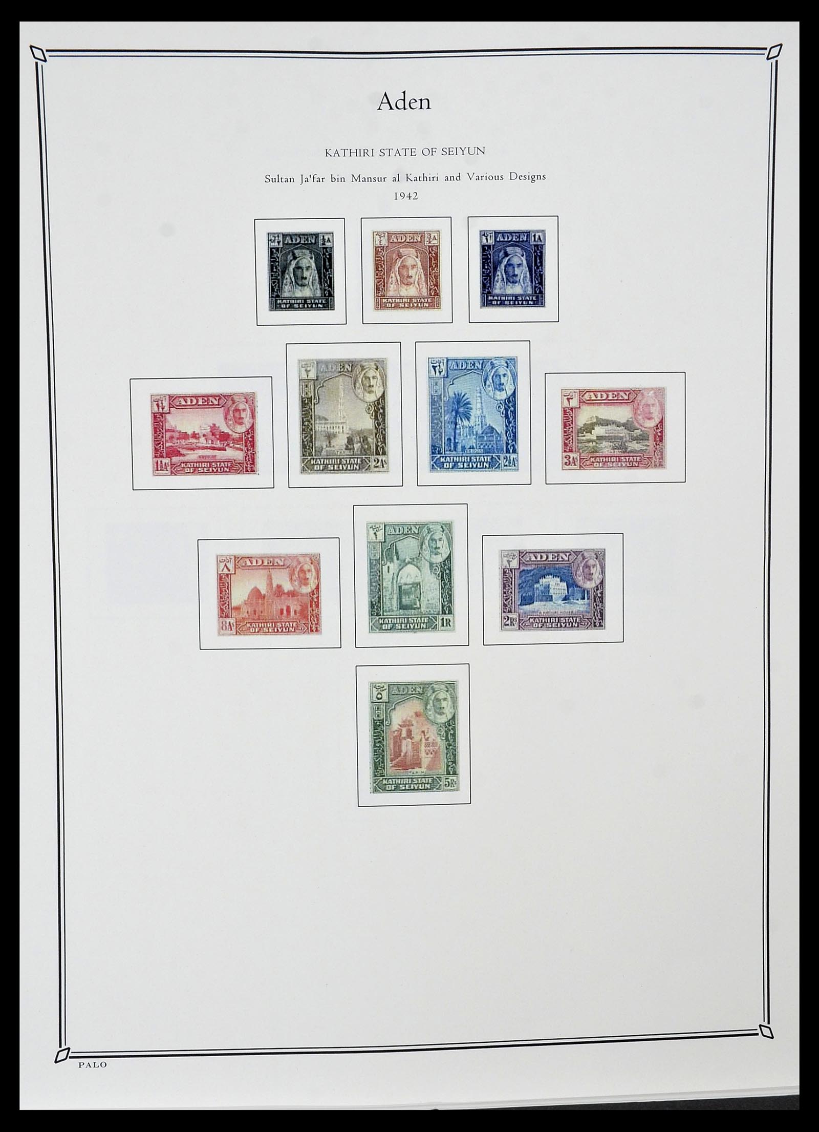 34367 013 - Postzegelverzameling 34367 Engelse koloniën 1858-1995