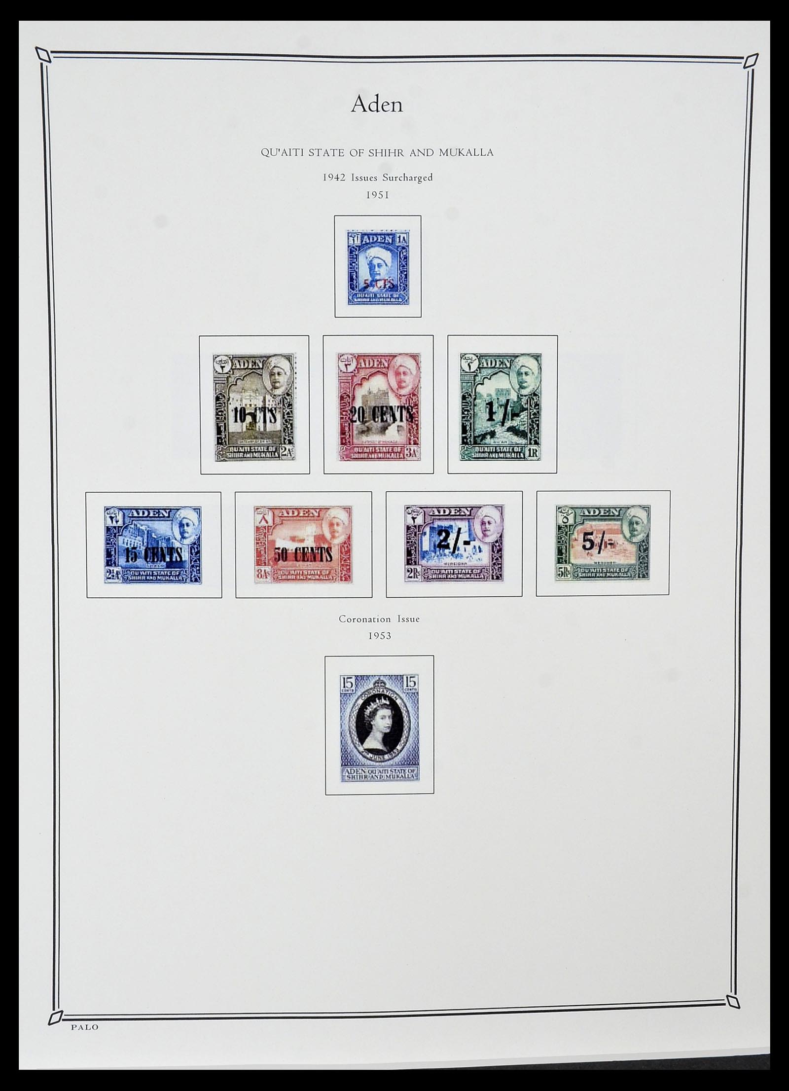 34367 014 - Postzegelverzameling 34367 Engelse koloniën 1858-1995