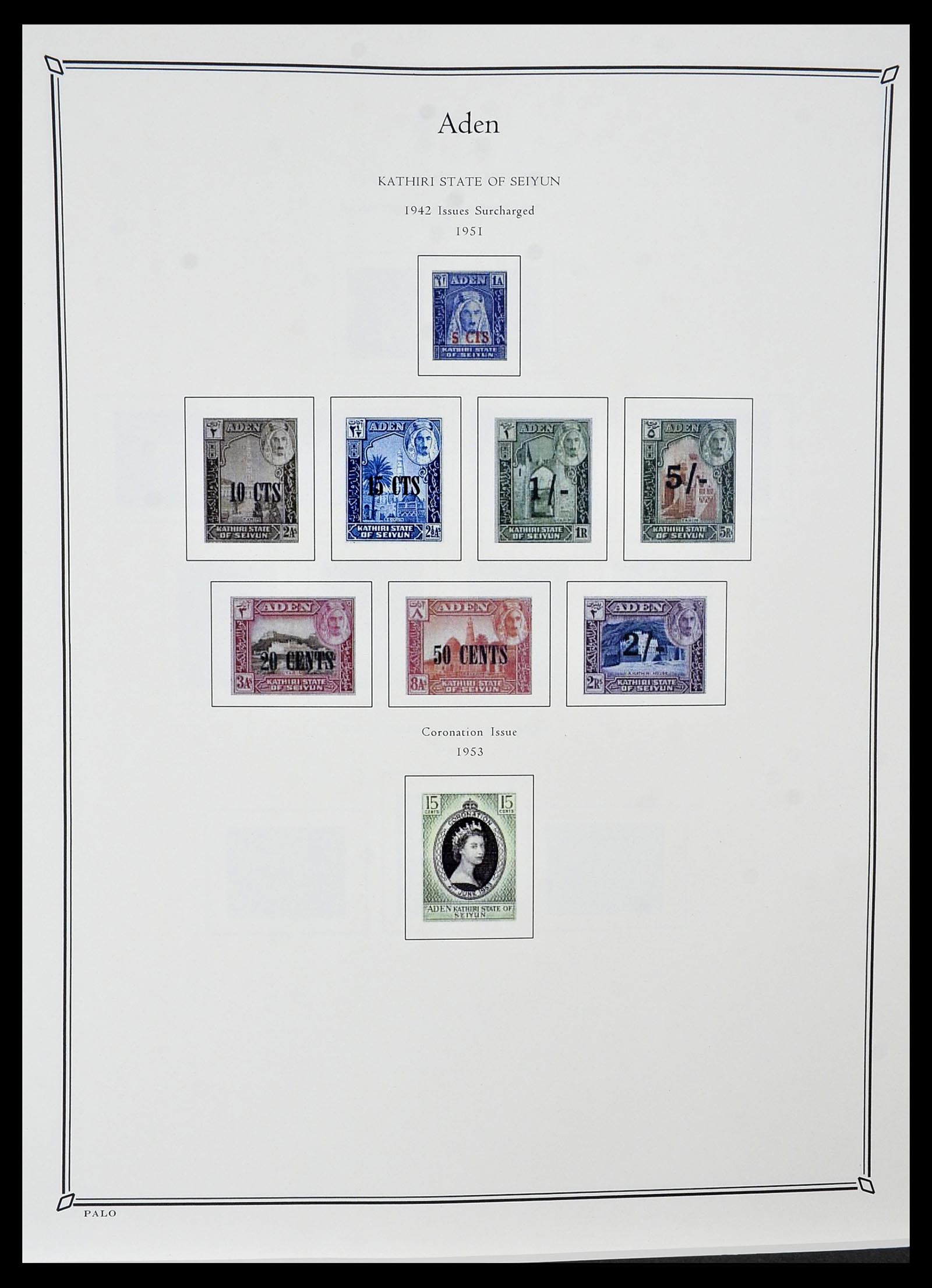 34367 015 - Postzegelverzameling 34367 Engelse koloniën 1858-1995