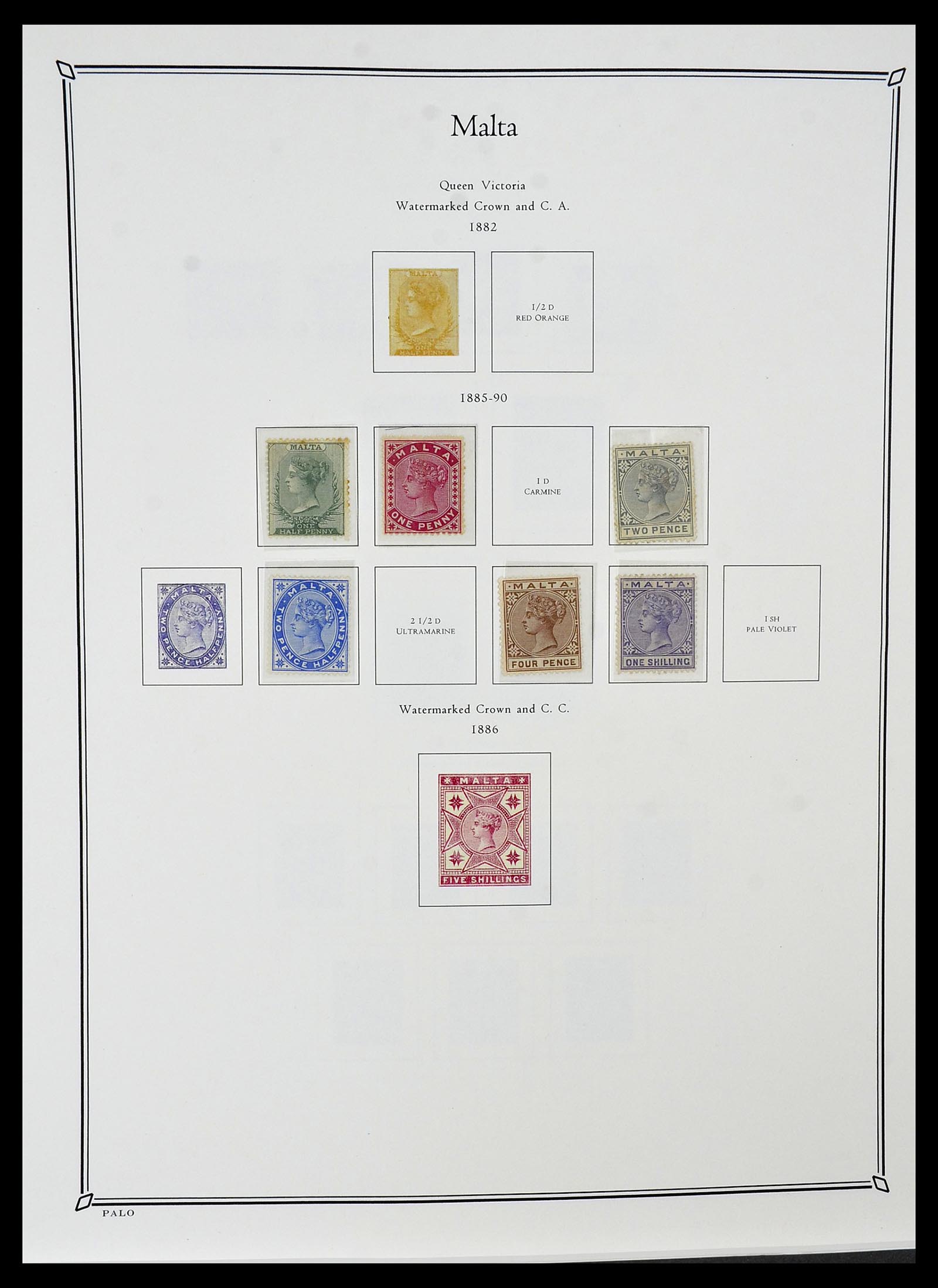 34367 026 - Postzegelverzameling 34367 Engelse koloniën 1858-1995