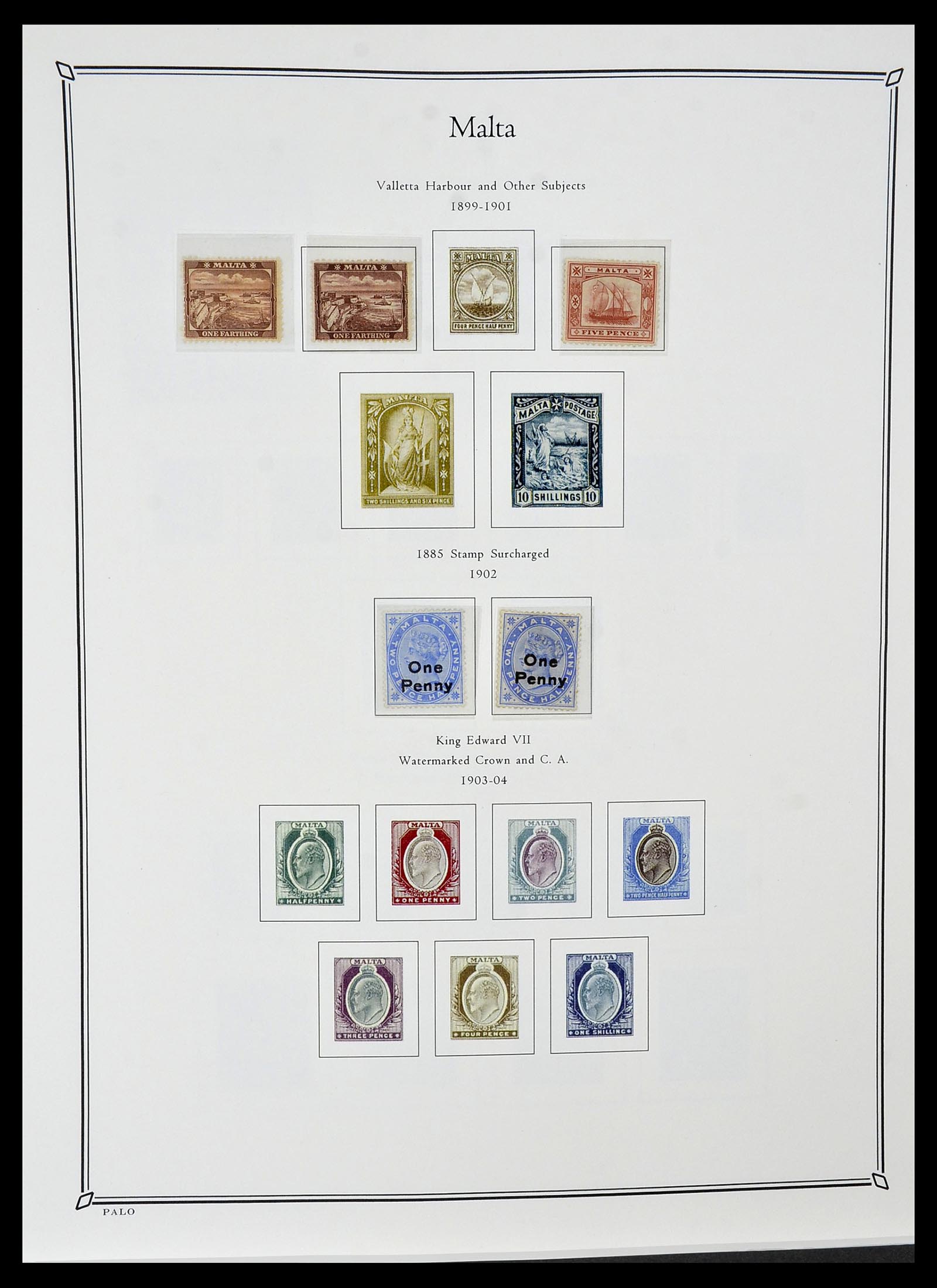 34367 027 - Postzegelverzameling 34367 Engelse koloniën 1858-1995