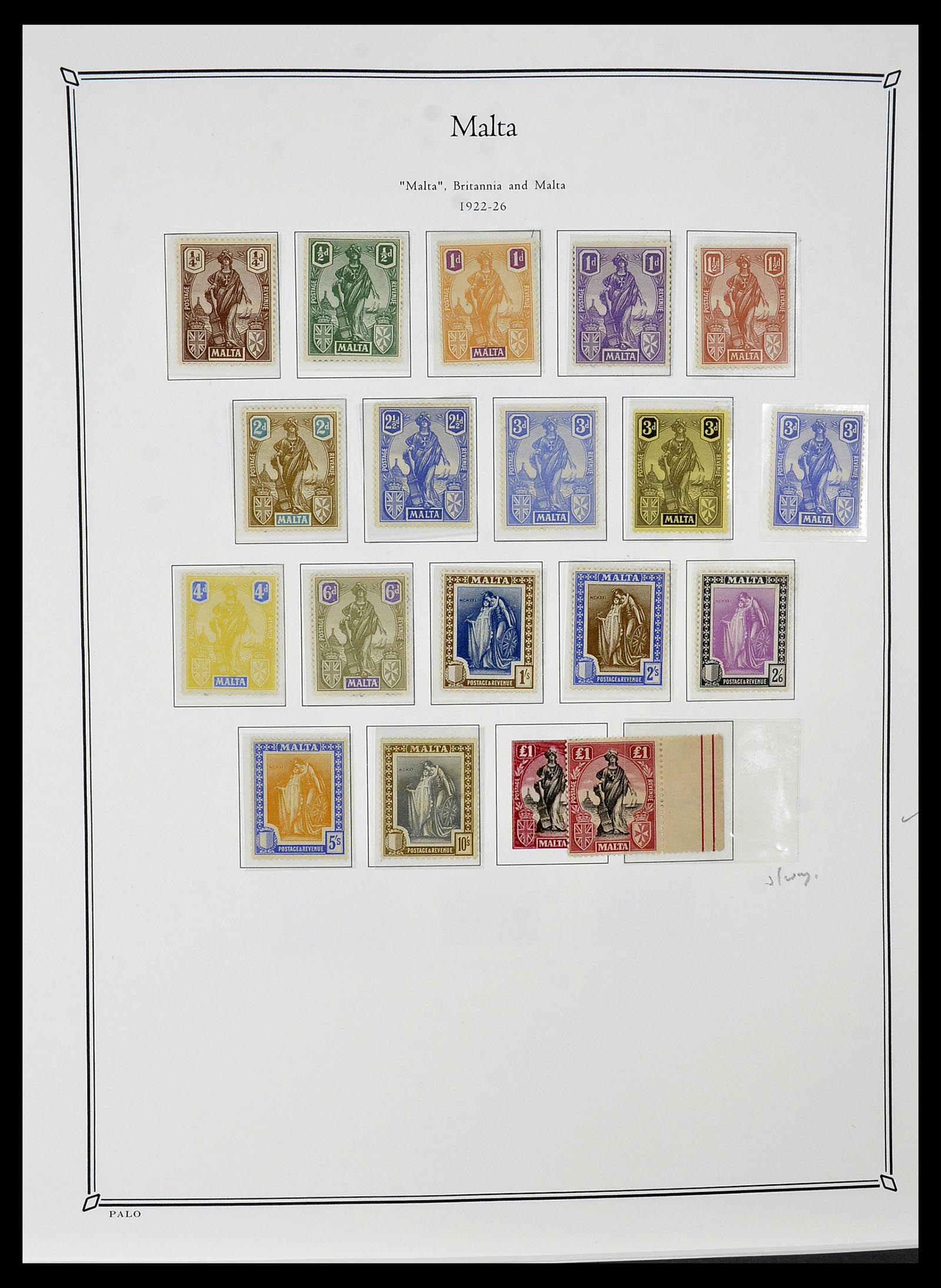 34367 033 - Postzegelverzameling 34367 Engelse koloniën 1858-1995